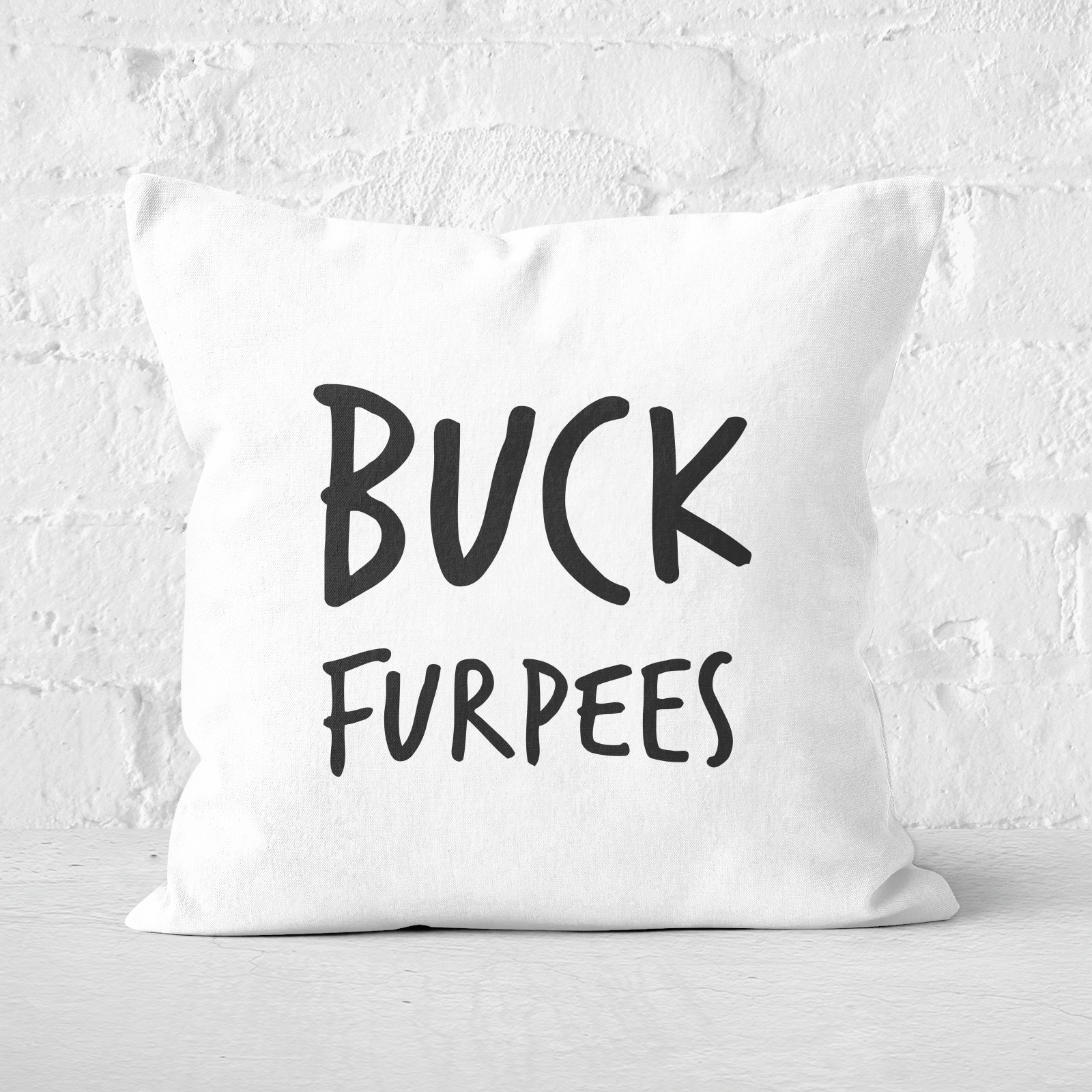 Buck Furpees Square Cushion - 60x60cm - Soft Touch