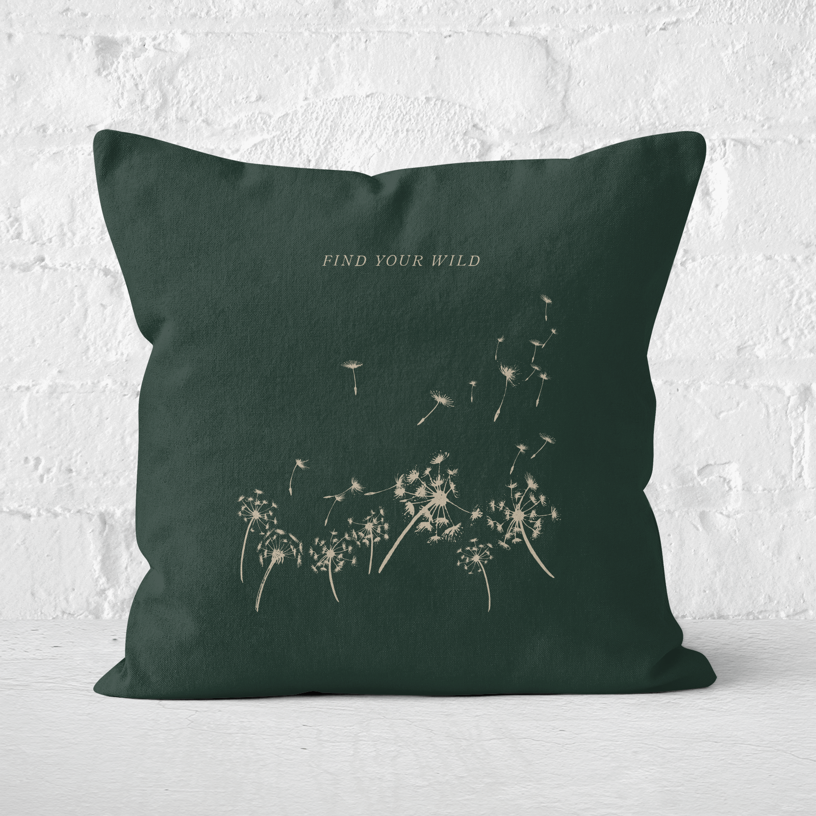 Find Your Wild Square Cushion - 40x40cm - Soft Touch