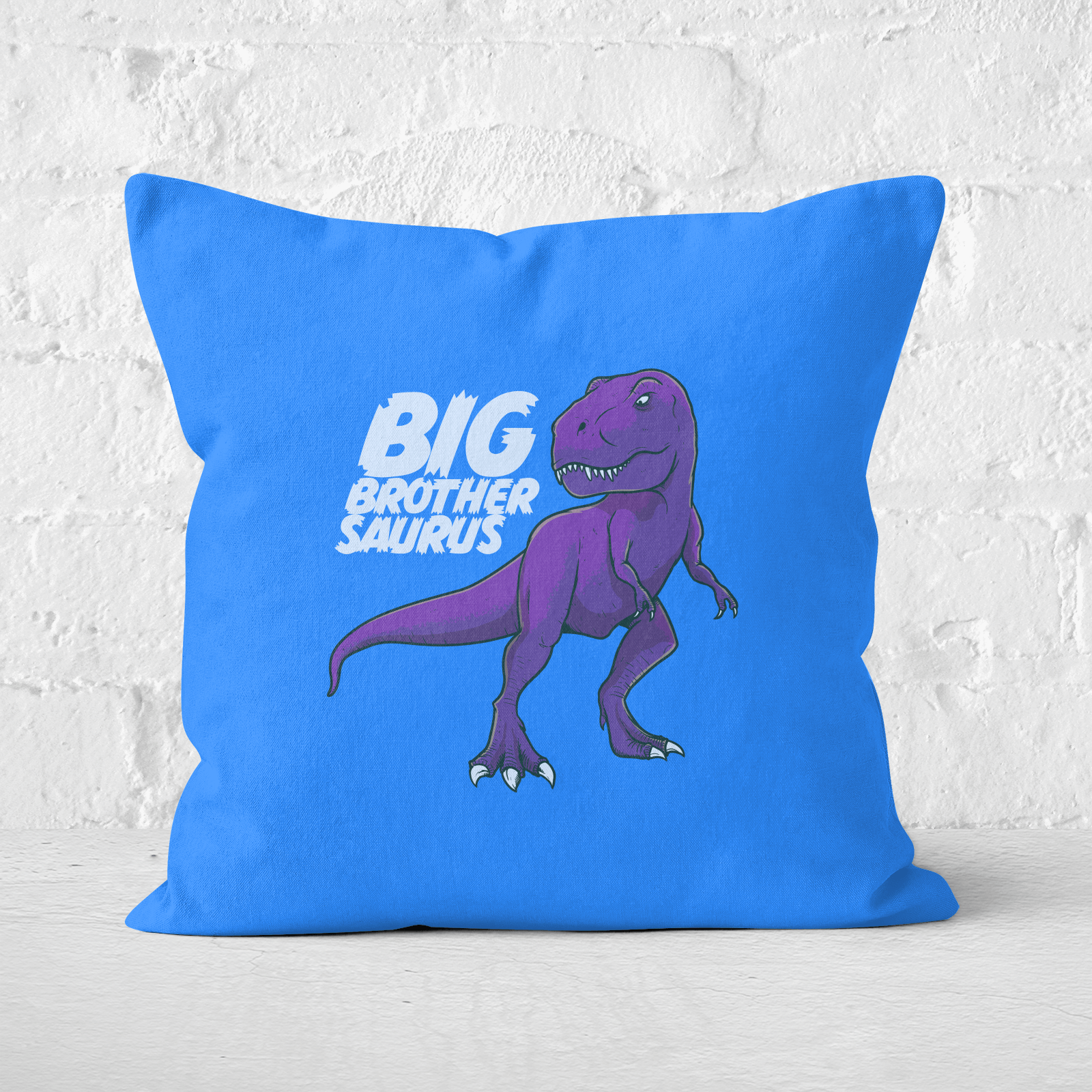 Im A Big Brothersaurus Square Cushion - 60x60cm - Soft Touch