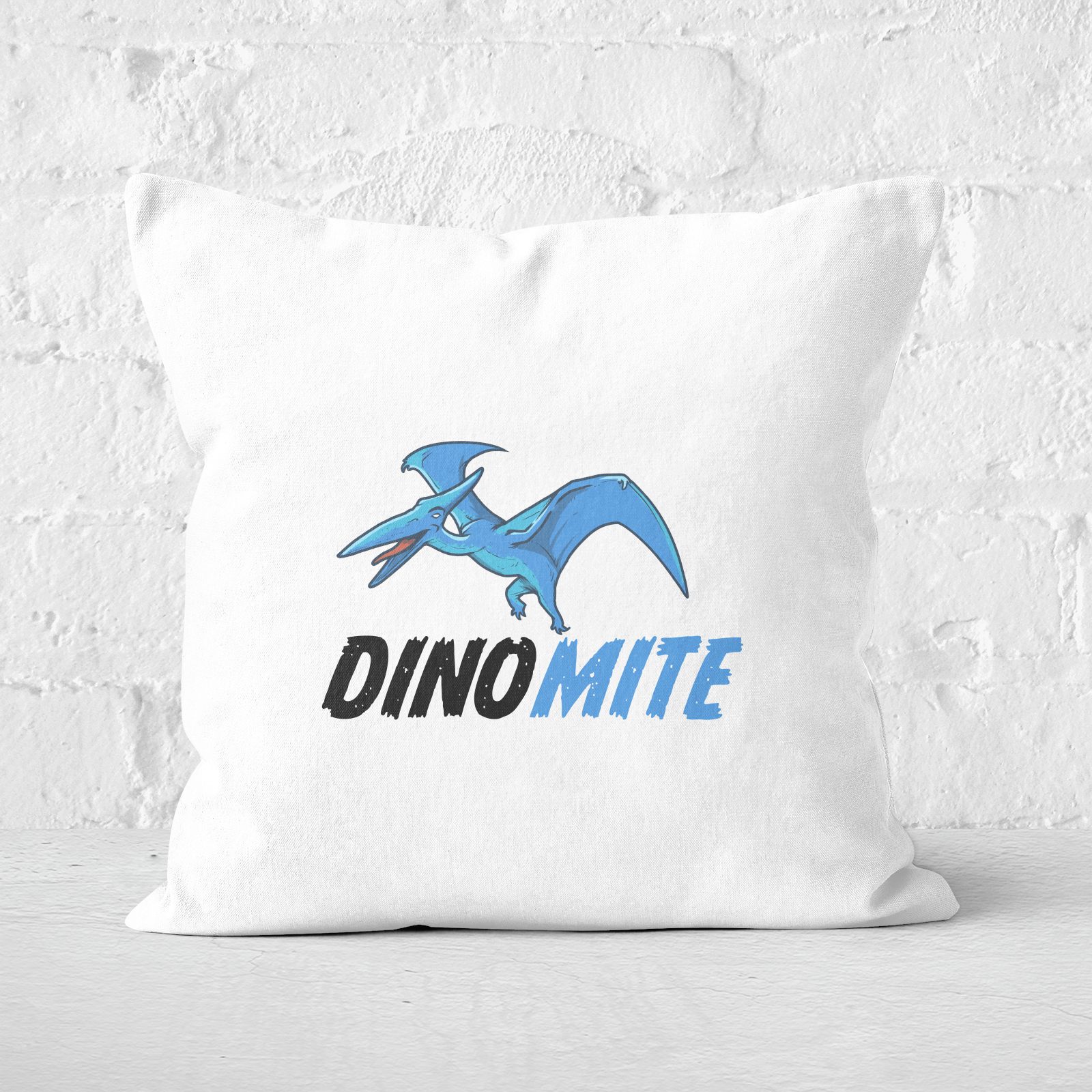 Dino Mite Square Cushion - 60x60cm - Soft Touch