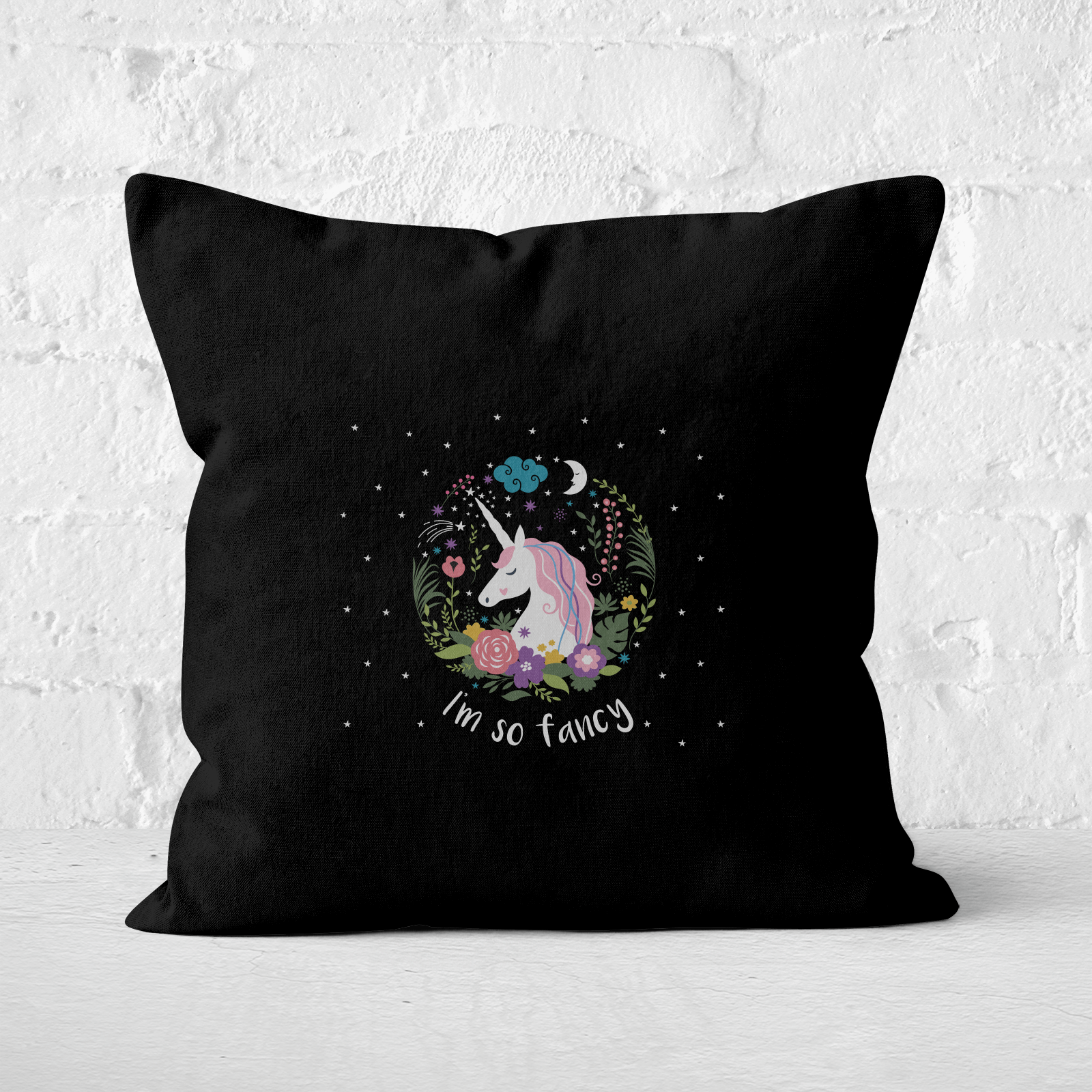 I'm So Fancy Square Cushion - 60x60cm - Soft Touch