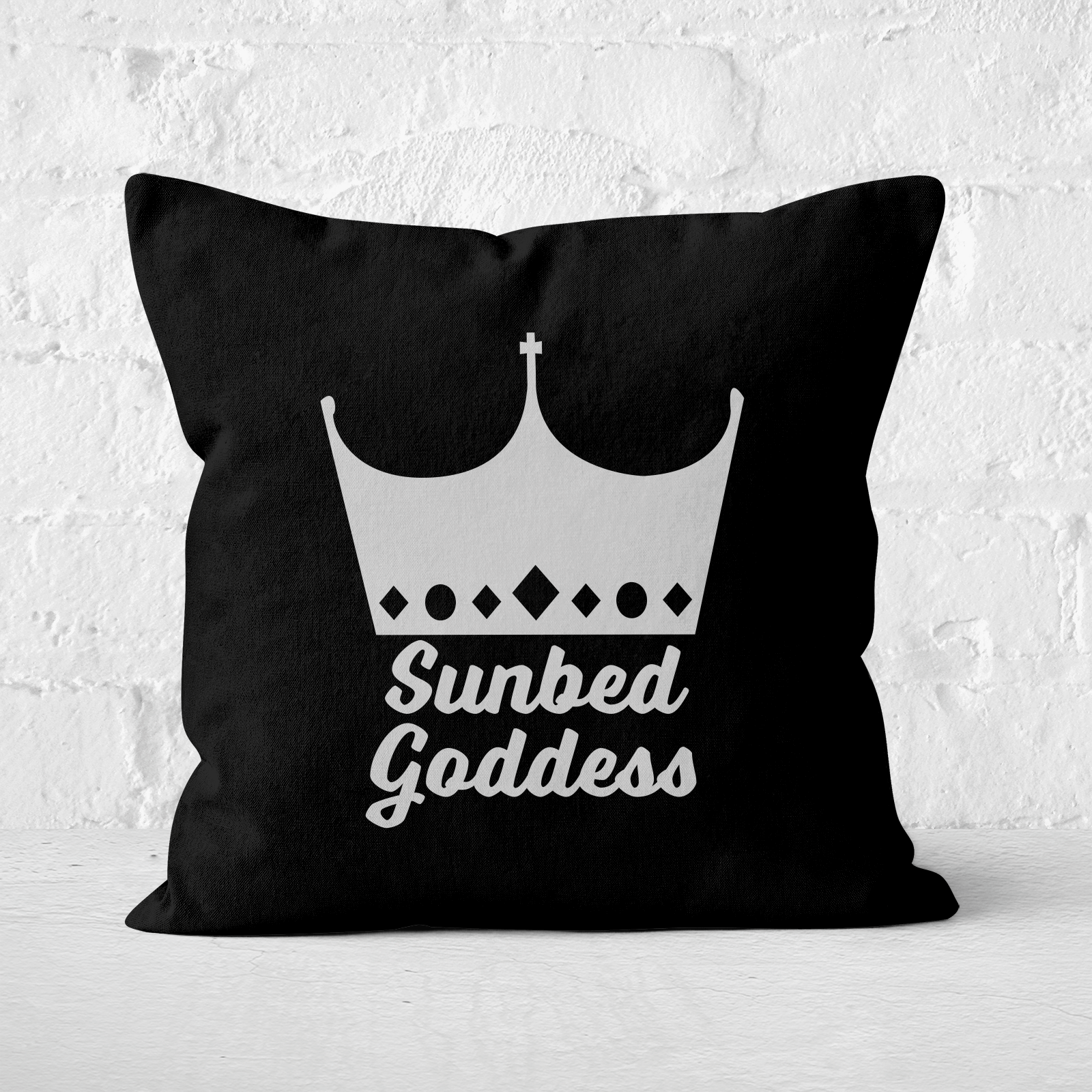 Sunbed Goddess Square Cushion - 50x50cm - Soft Touch
