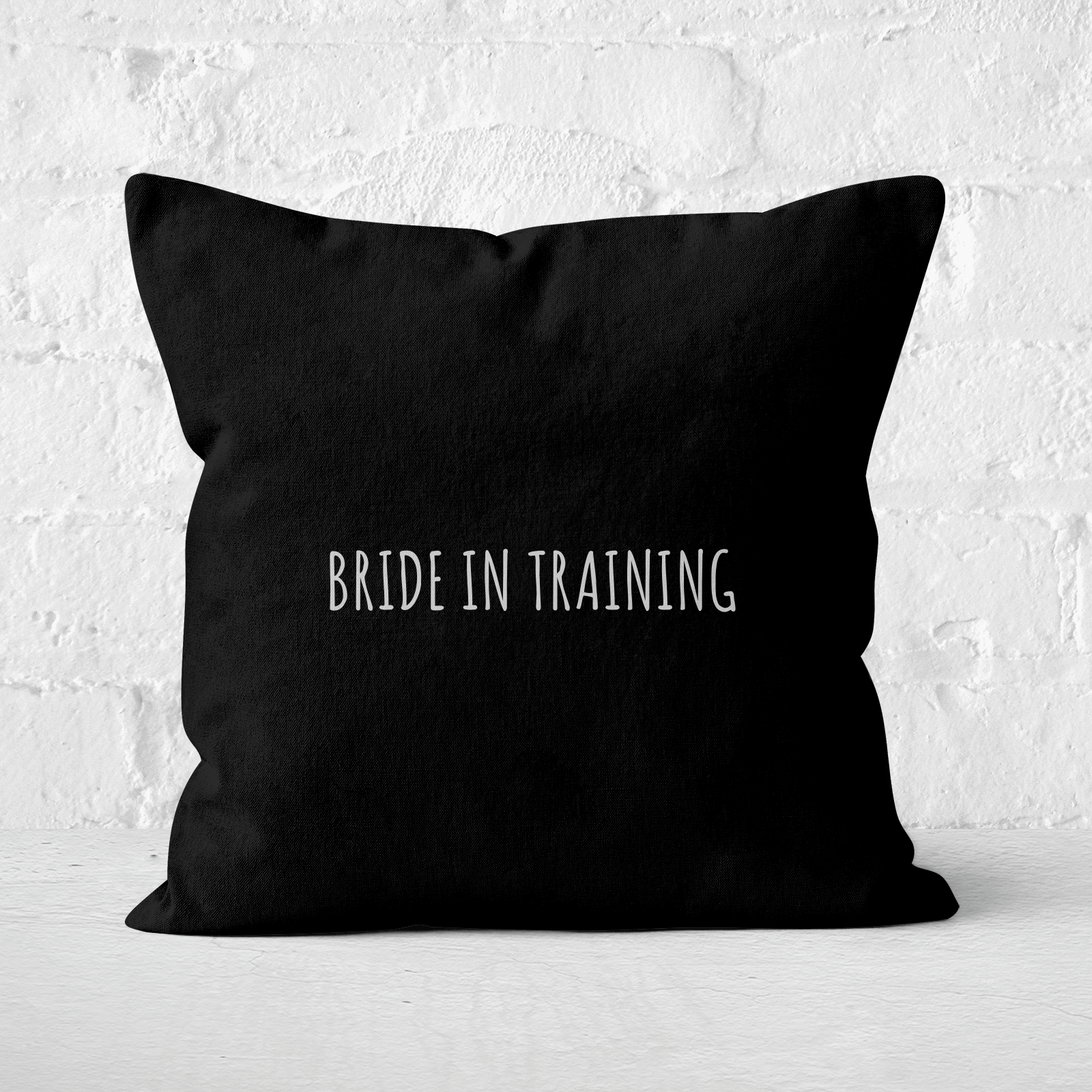 Bride In Training Square Cushion - 50x50cm - Soft Touch