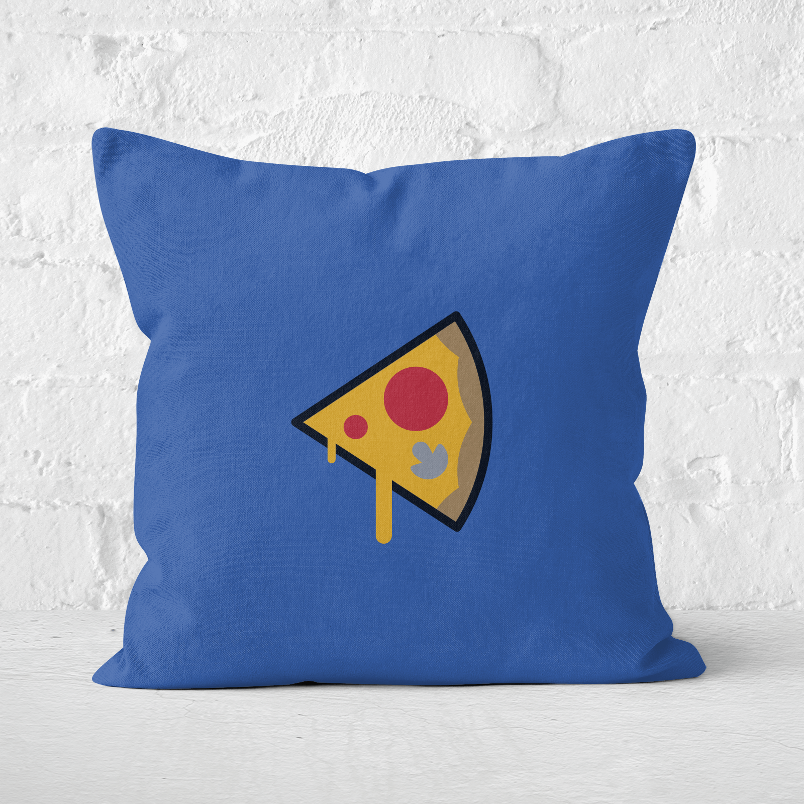 Pizza Slice Square Cushion - 60x60cm - Soft Touch