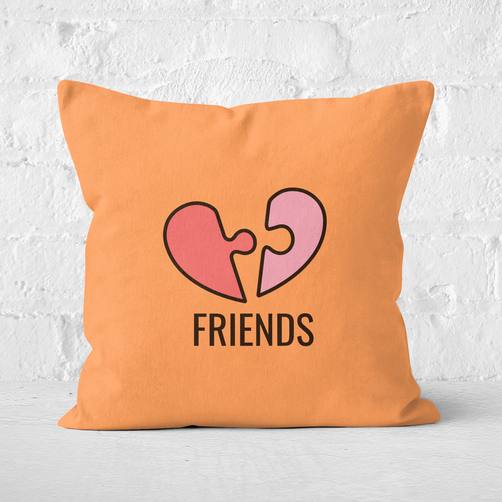 Friends Square Cushion - 50x50cm - Soft Touch