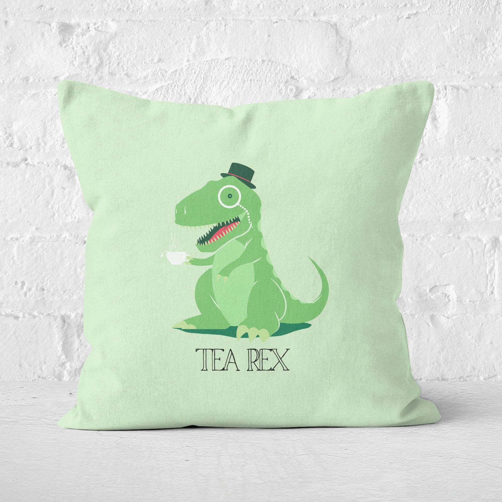 Tea Rex Square Cushion - 50x50cm - Soft Touch