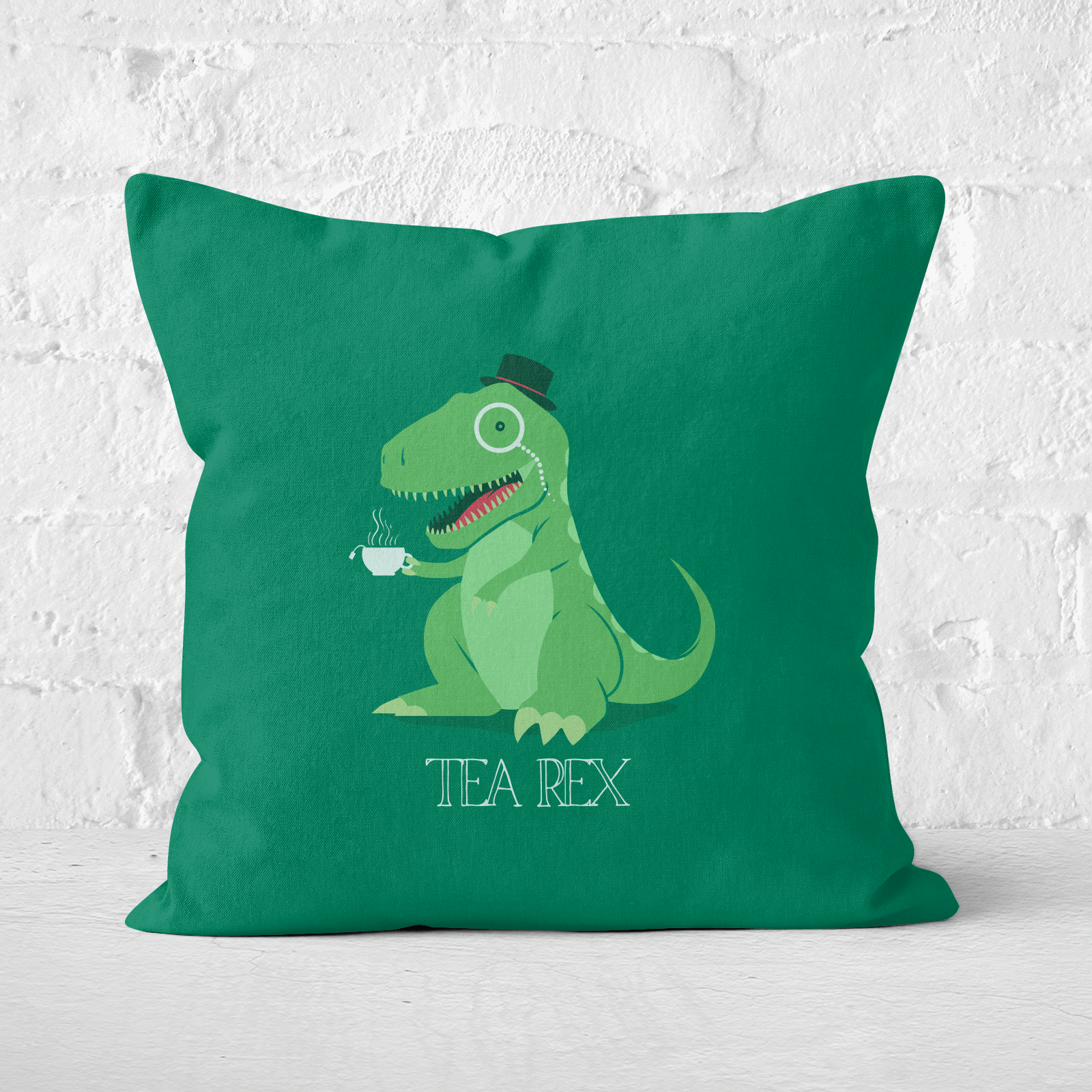 Tea Rex Square Cushion - 50x50cm - Soft Touch