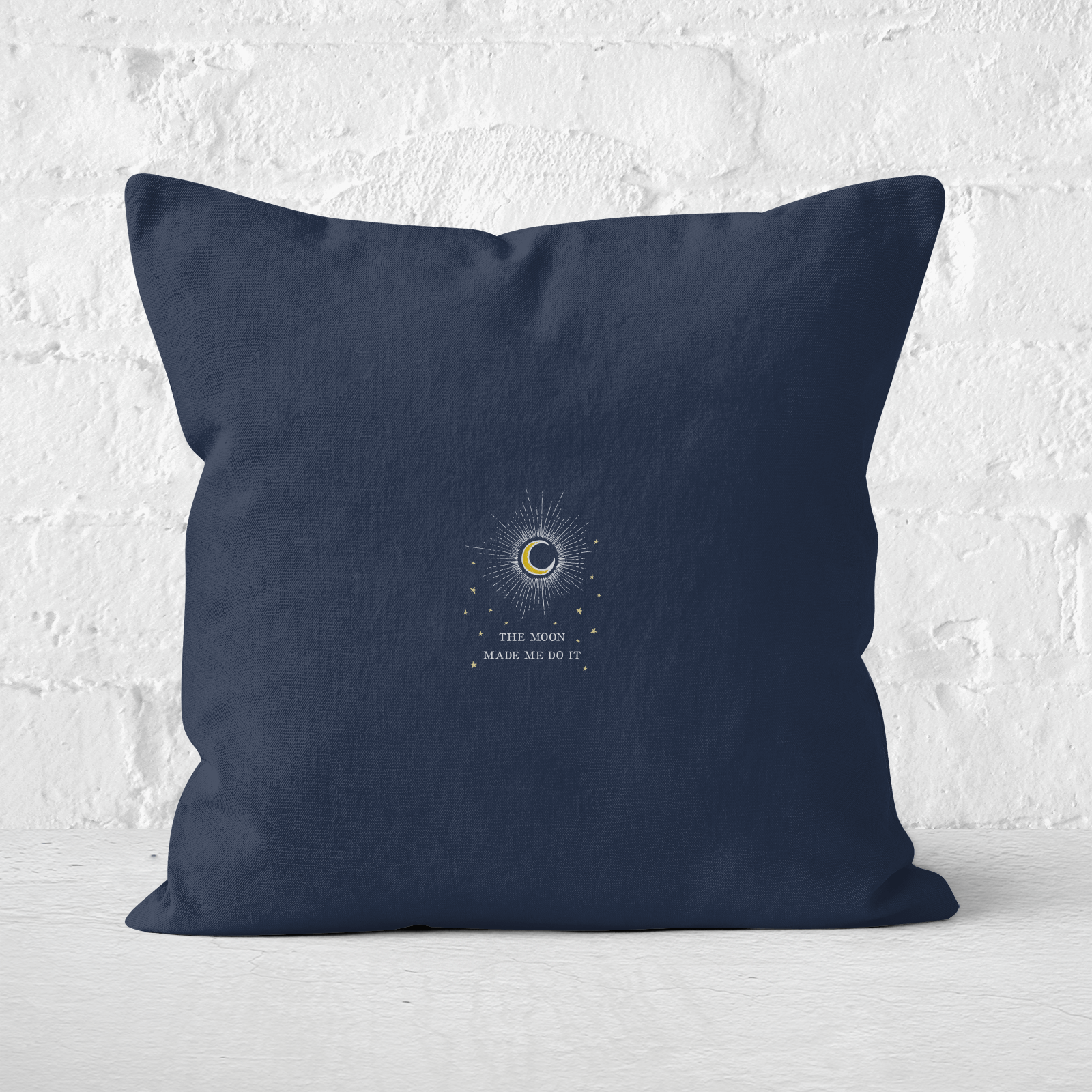 The Moon Made Me Do It Square Cushion - 60x60cm - Soft Touch