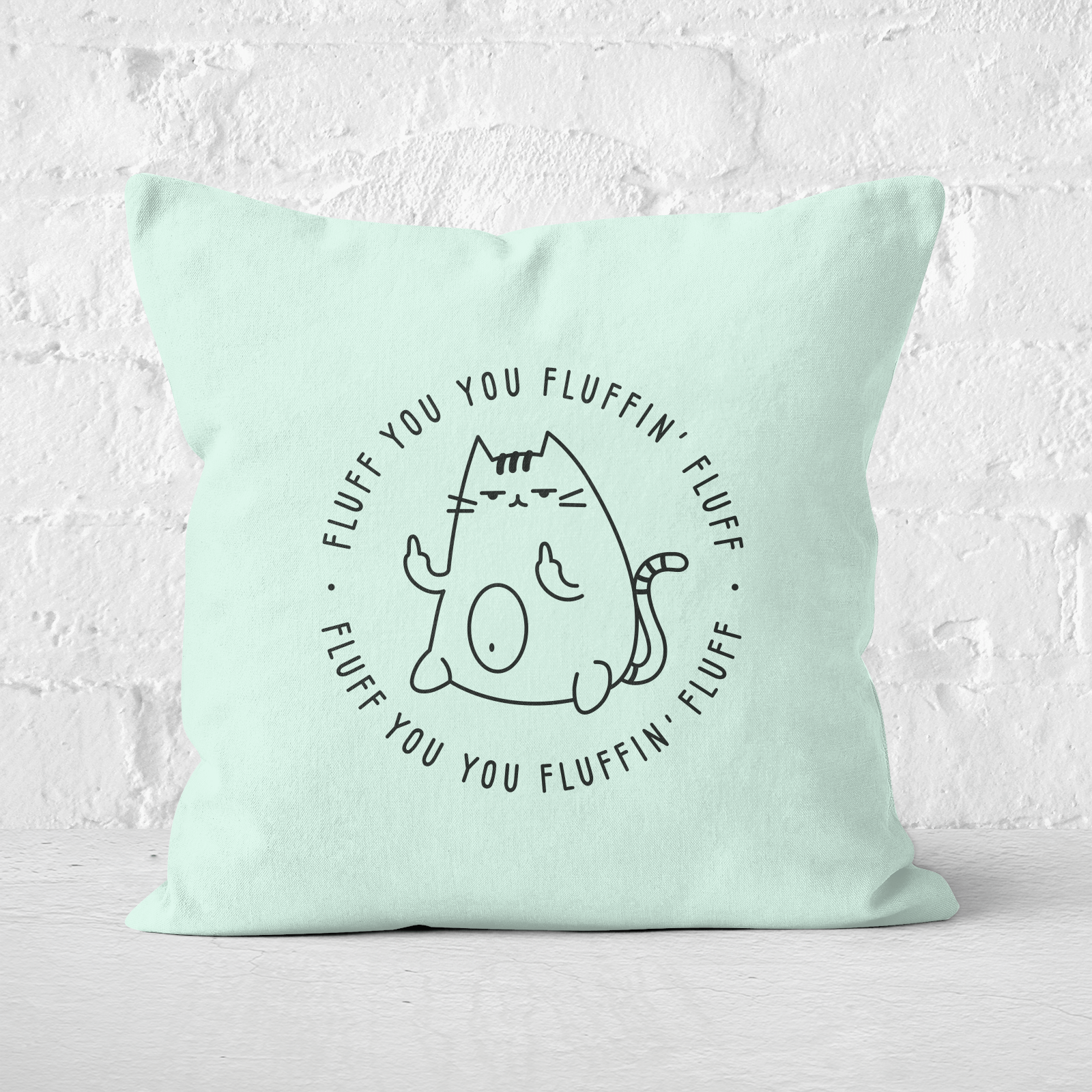 Fluff You Square Cushion - 40x40cm - Soft Touch