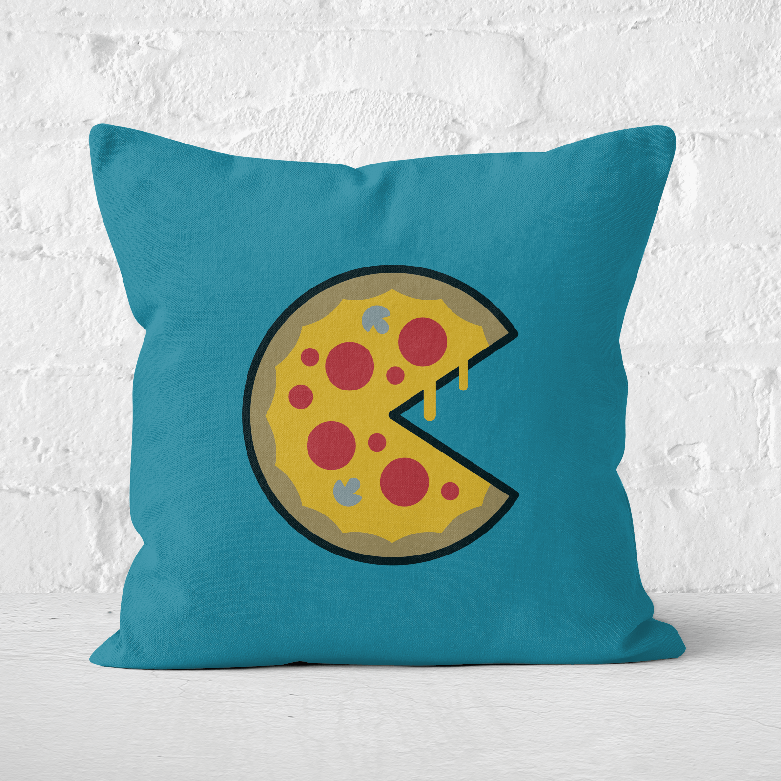 PIzza Square Cushion - 60x60cm - Soft Touch