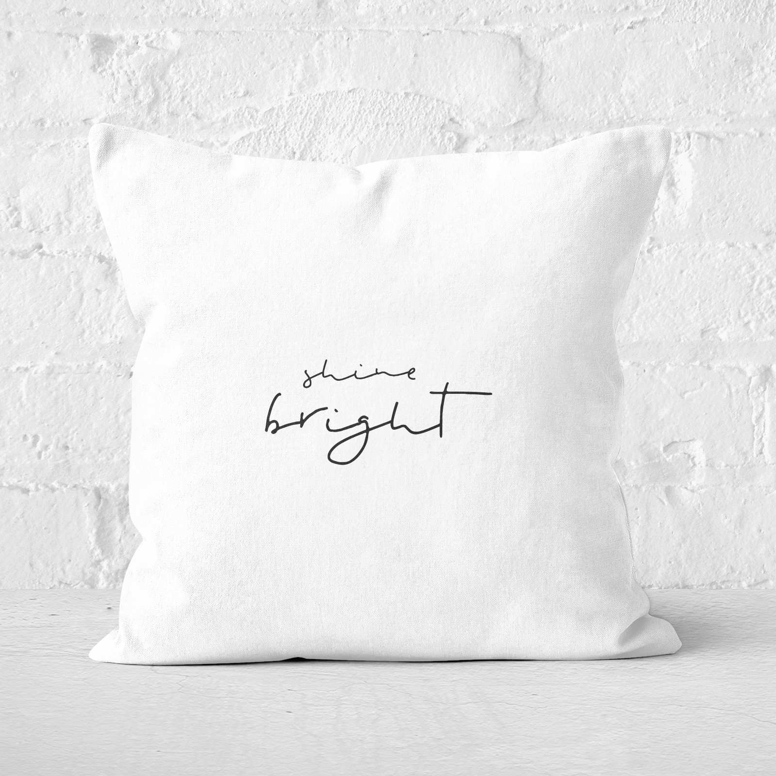 Shine Bright Square Cushion - 60x60cm - Soft Touch