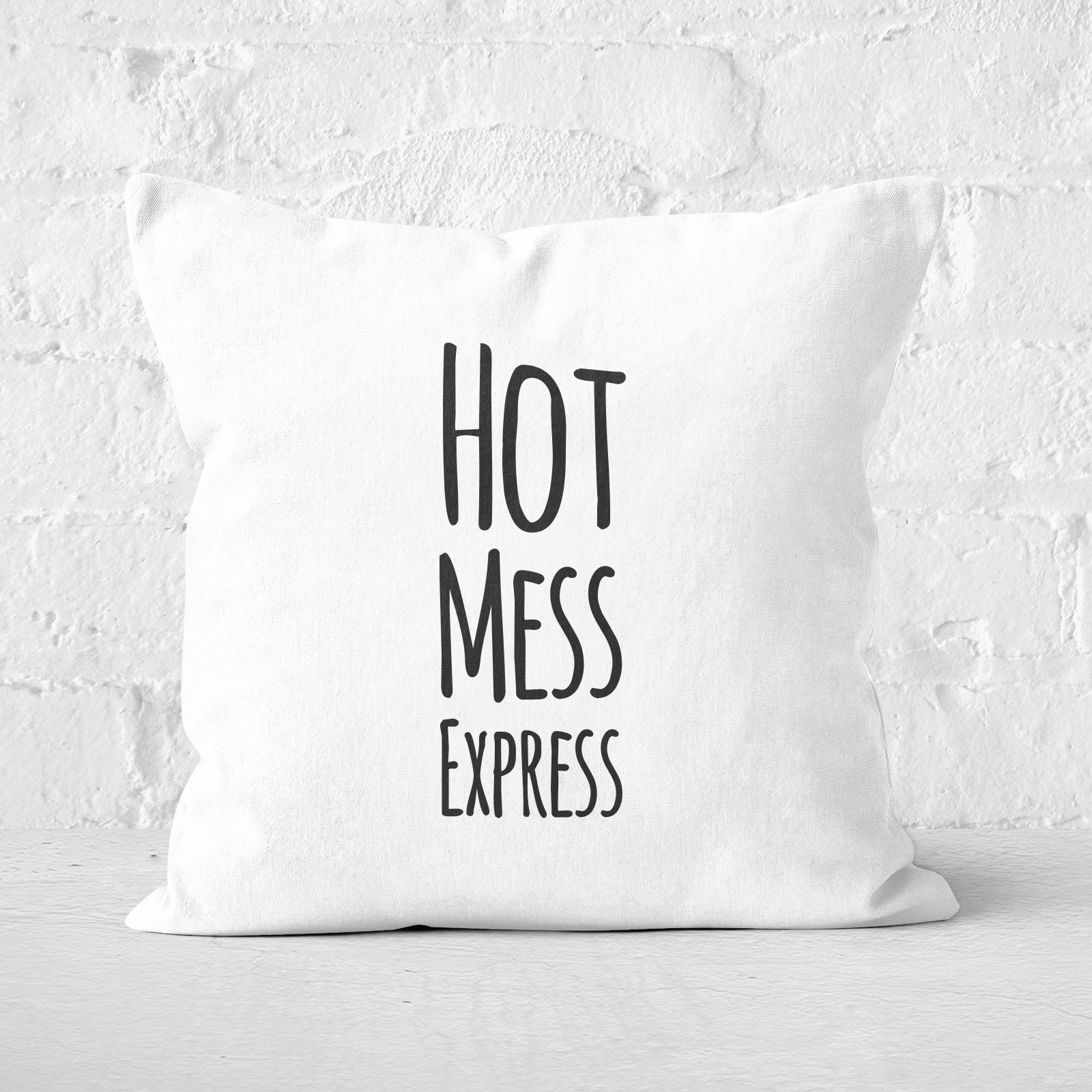 Hot Mess Express Square Cushion - 60x60cm - Soft Touch