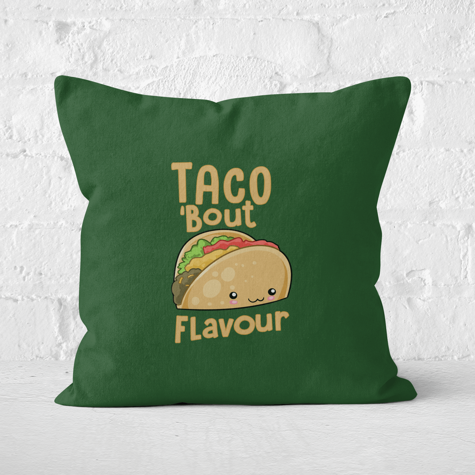 Taco 'Bout Flavour Square Cushion - 60x60cm - Soft Touch