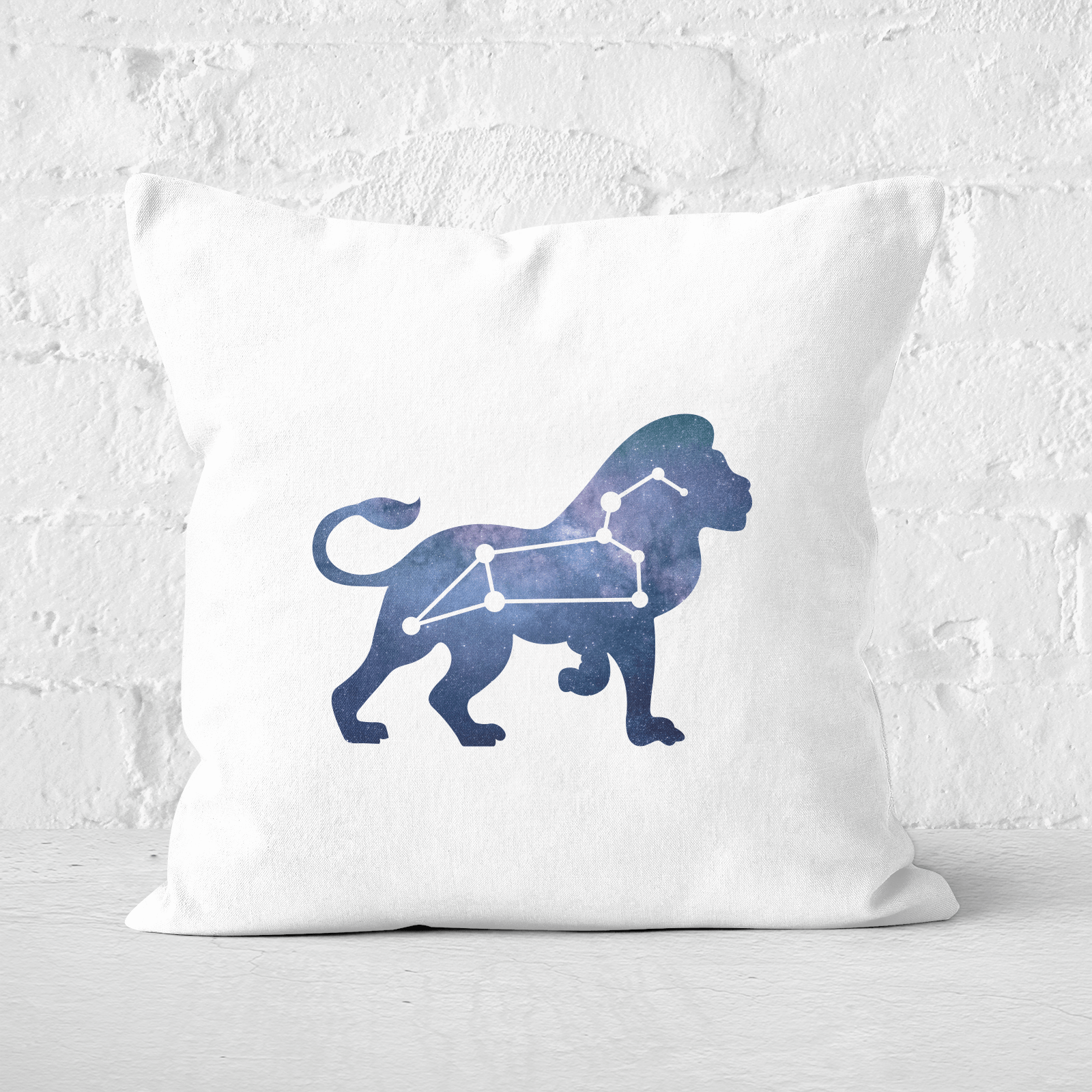 Pressed Flowers Leo Square Cushion - 60x60cm - Soft Touch