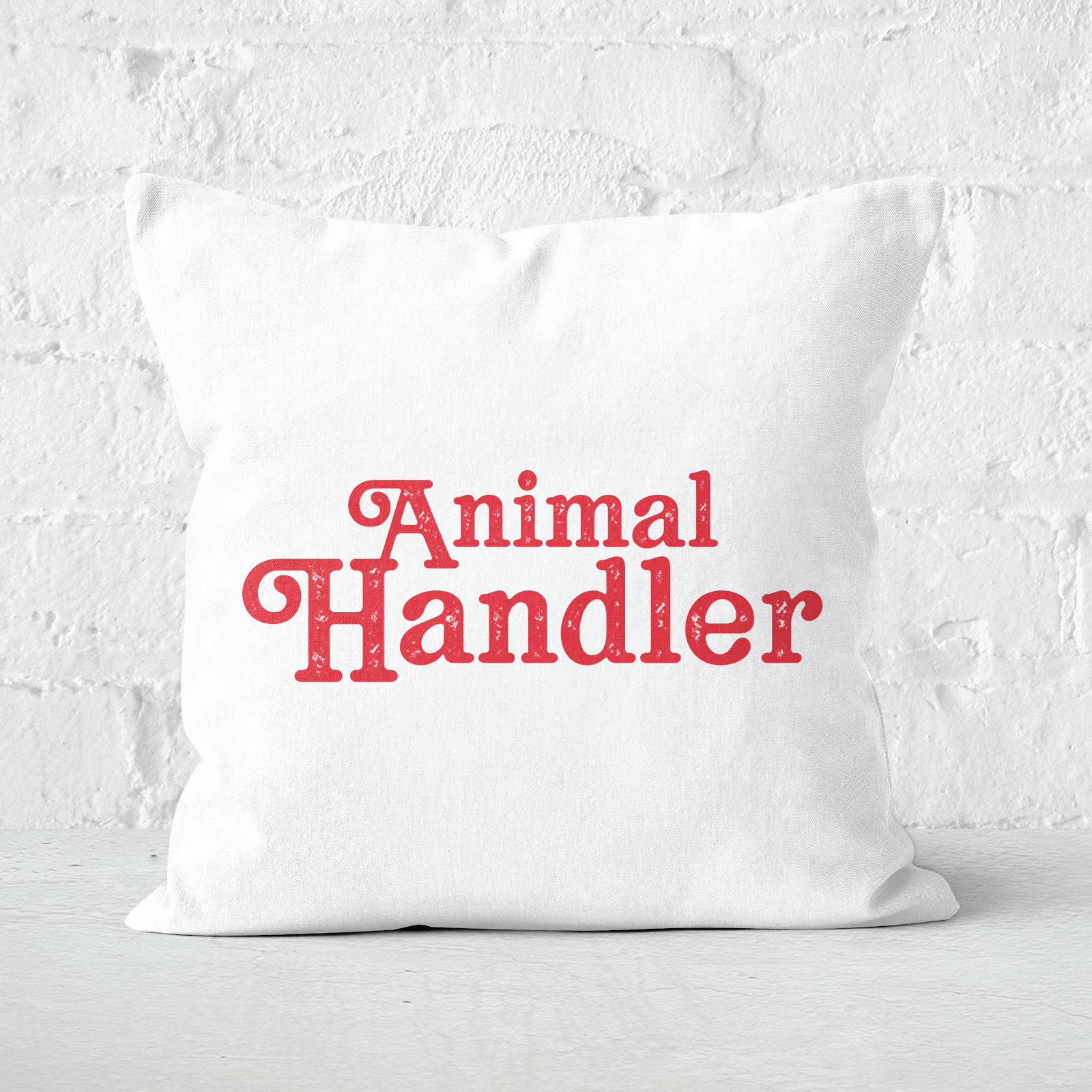 Pressed Flowers Animal Handler Square Cushion - 60x60cm - Soft Touch