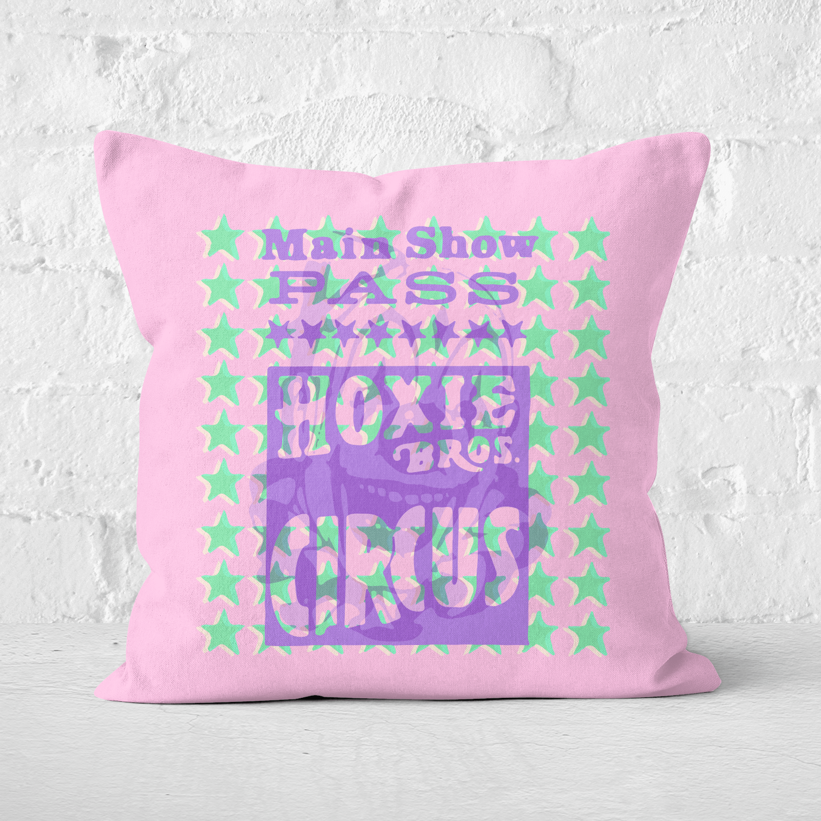 Pressed Flowers Main Show Pass Square Cushion - 60x60cm - Soft Touch