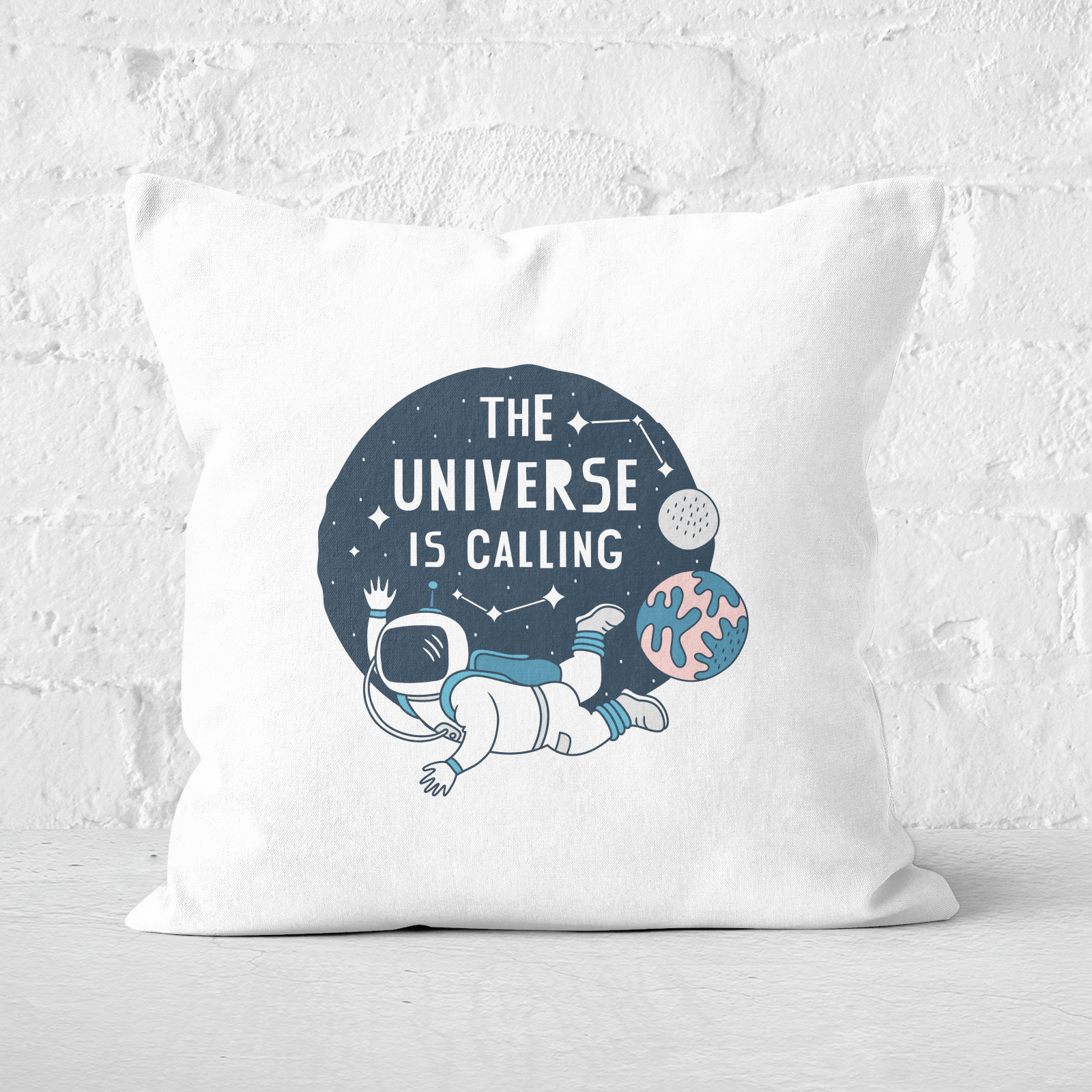 The Universe Is Calling Square Cushion - 60x60cm - Soft Touch