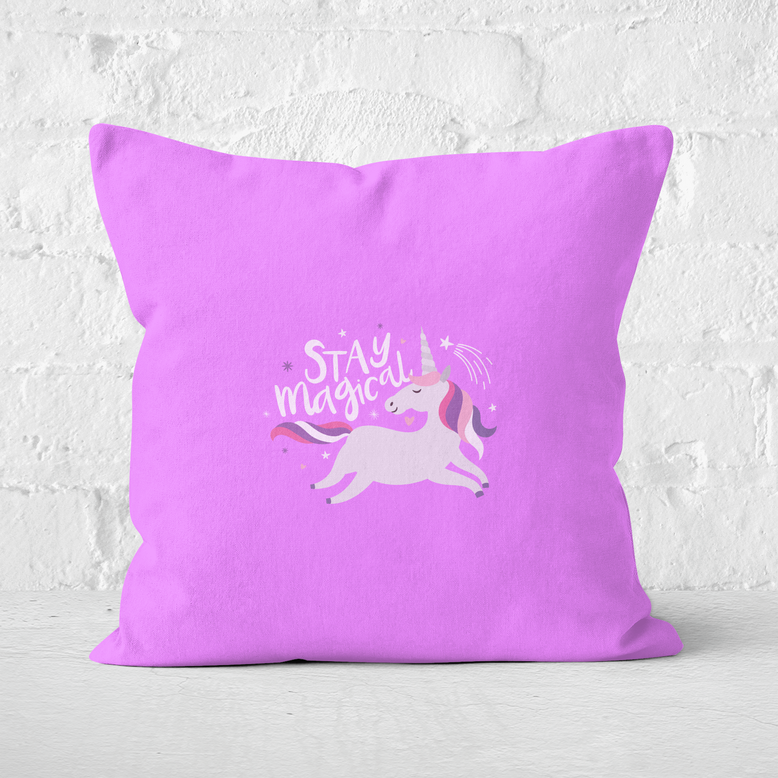 Stay Magical Square Cushion - 60x60cm - Soft Touch