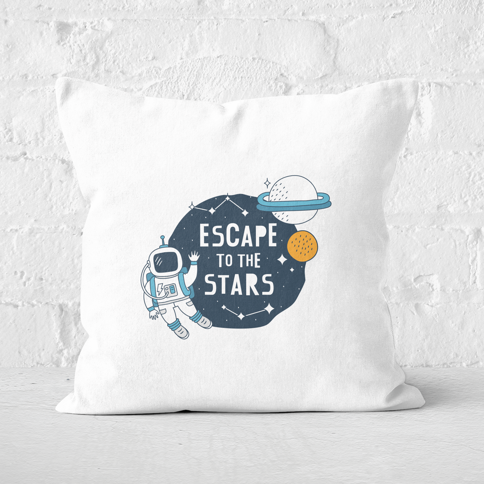 Escape To The Stars Square Cushion - 60x60cm - Soft Touch