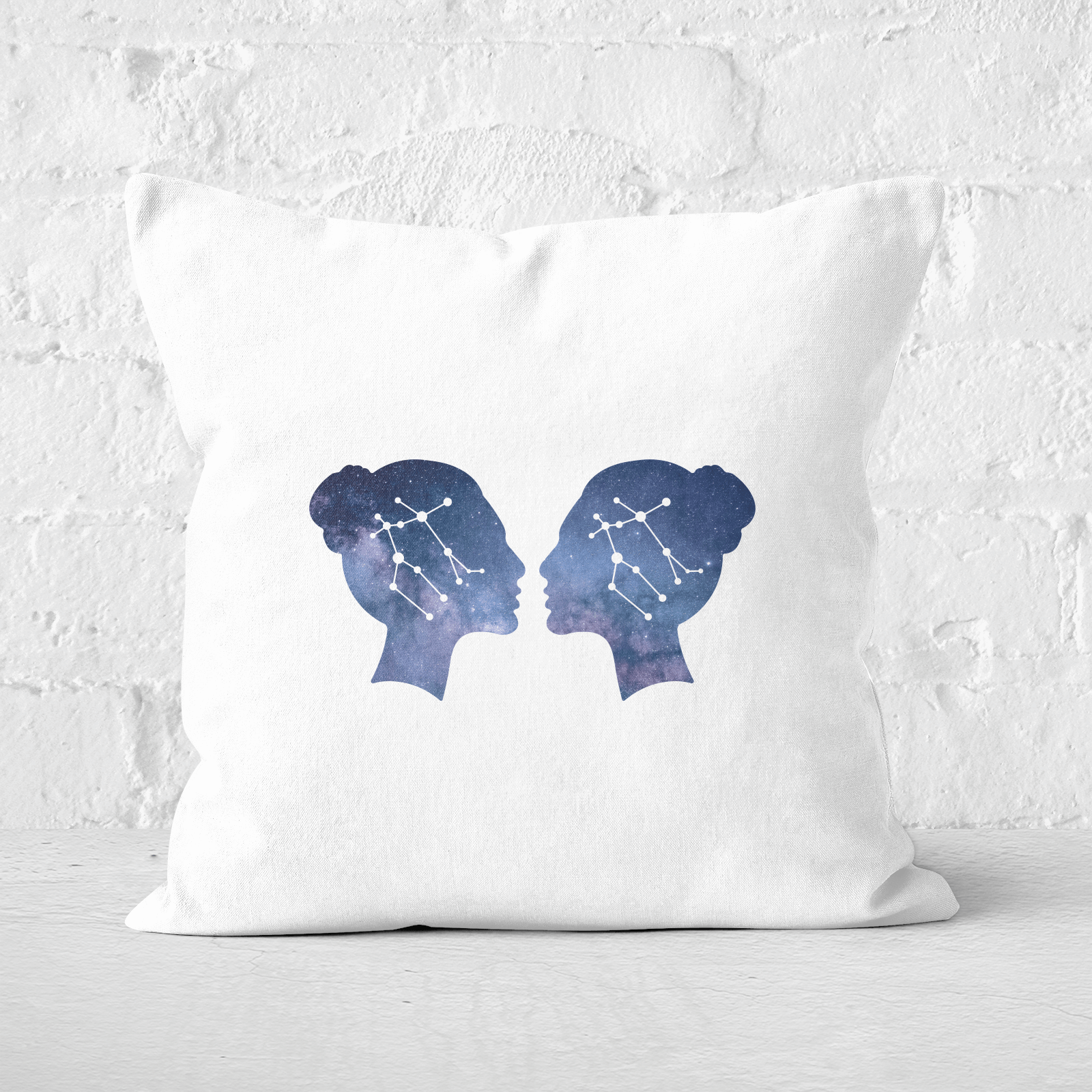 Pressed Flowers Gemini Square Cushion - 50x50cm - Soft Touch