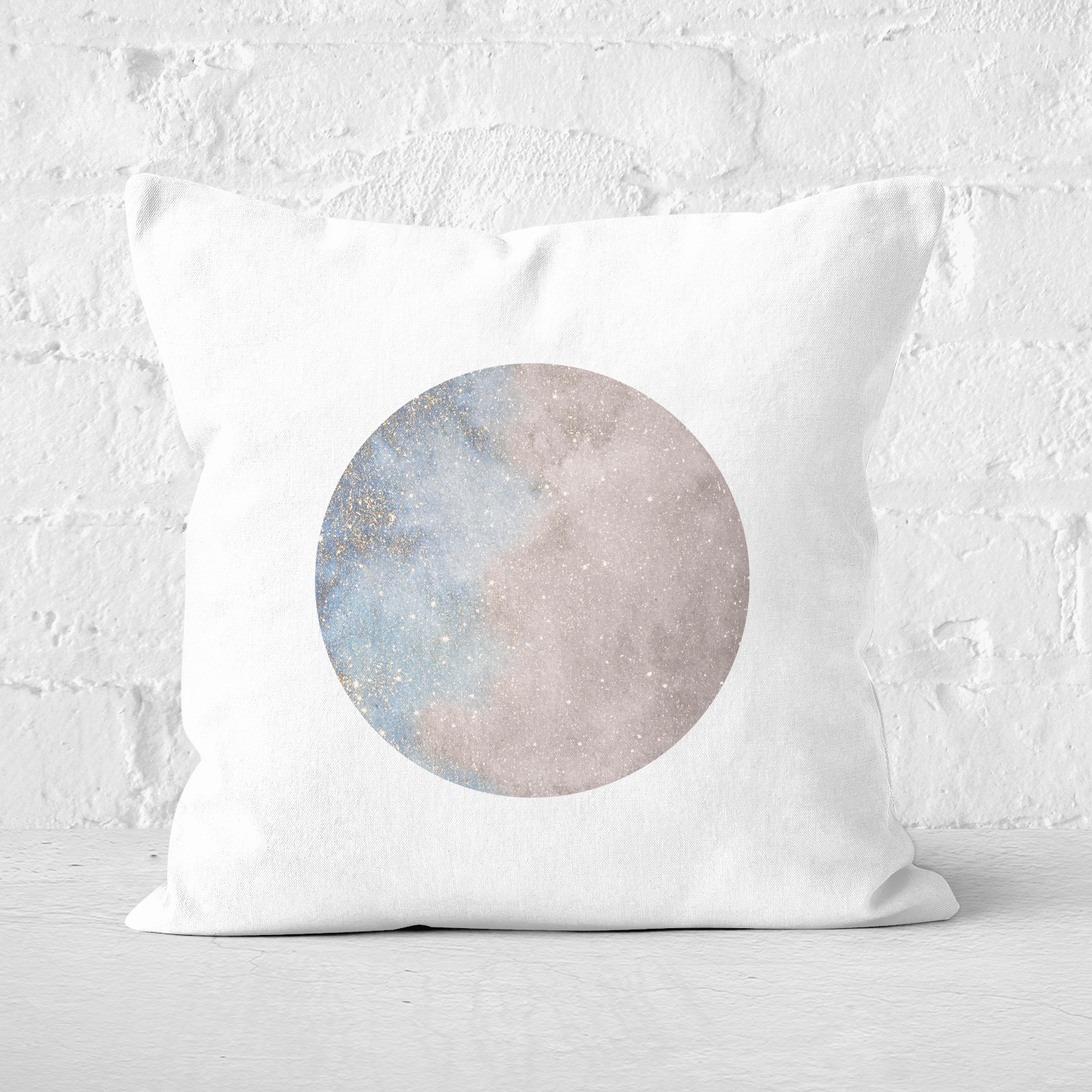 Colourful Moon Square Cushion - 50x50cm - Soft Touch