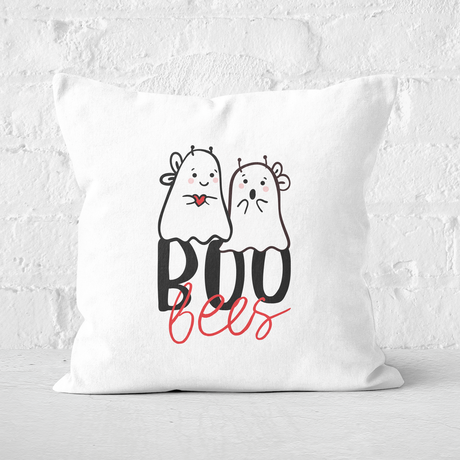 Boo Bees Square Cushion - 50x50cm - Soft Touch