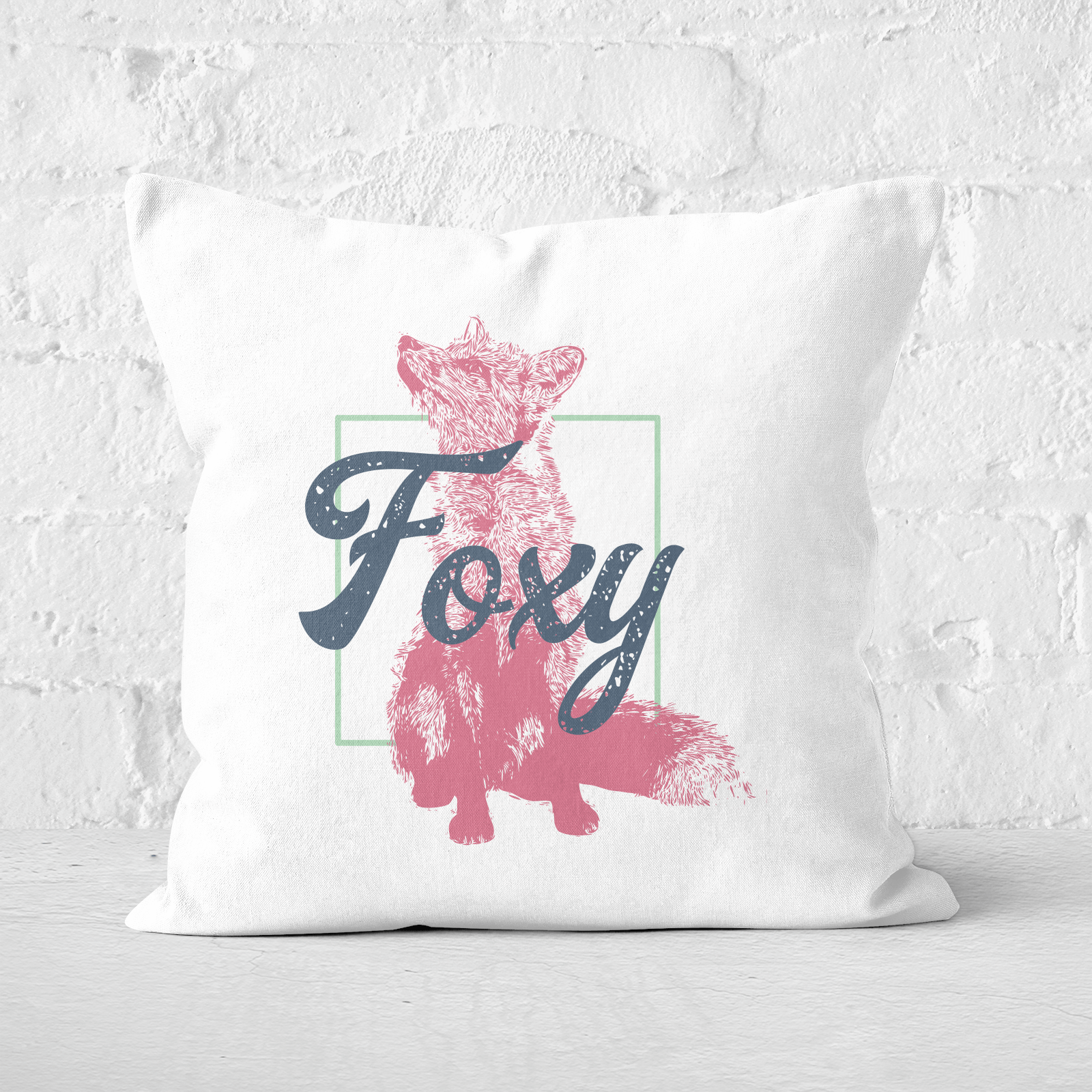 Pressed Flowers Foxy Square Cushion - 60x60cm - Soft Touch