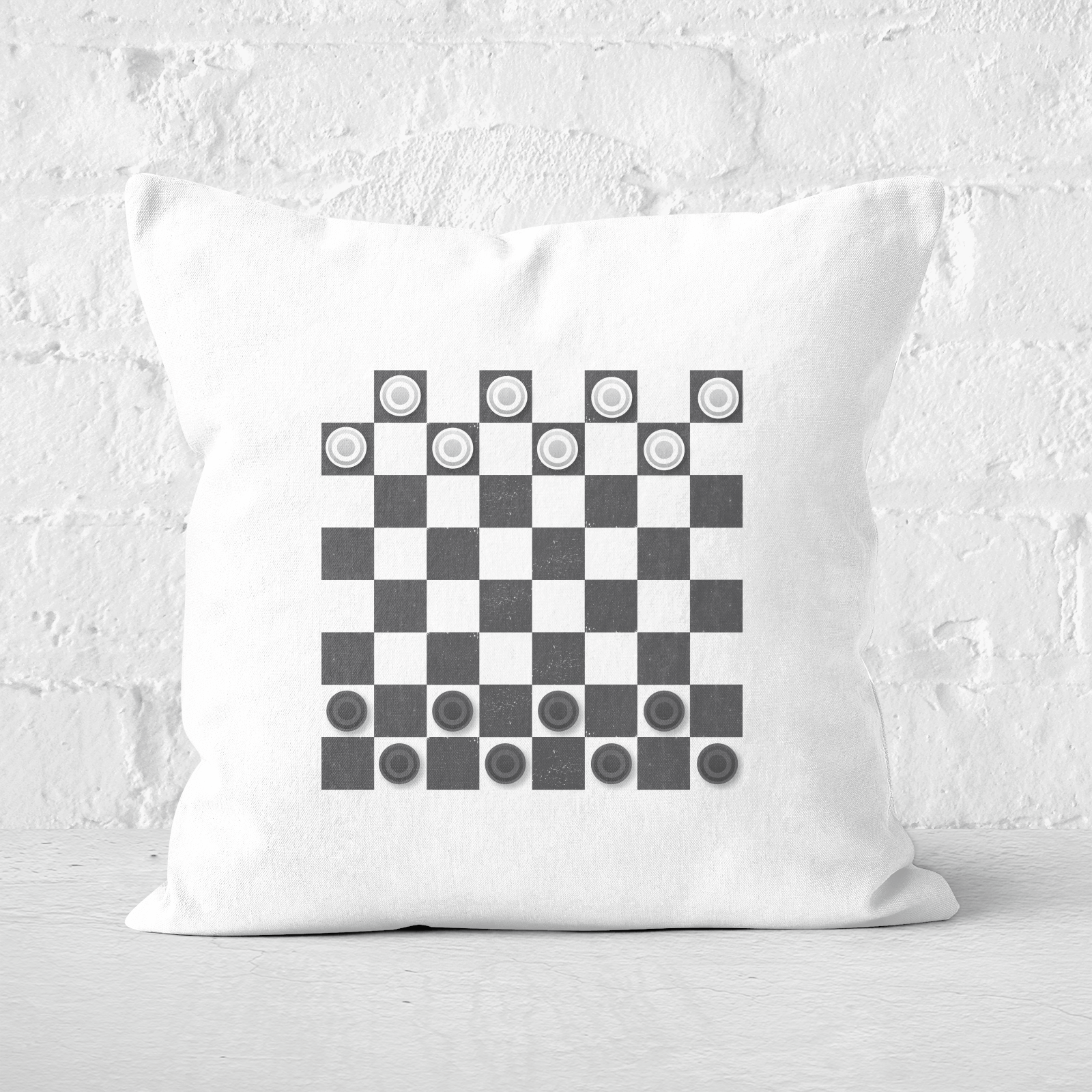 Playing Checkers Board Square Cushion - 60x60cm - Soft Touch