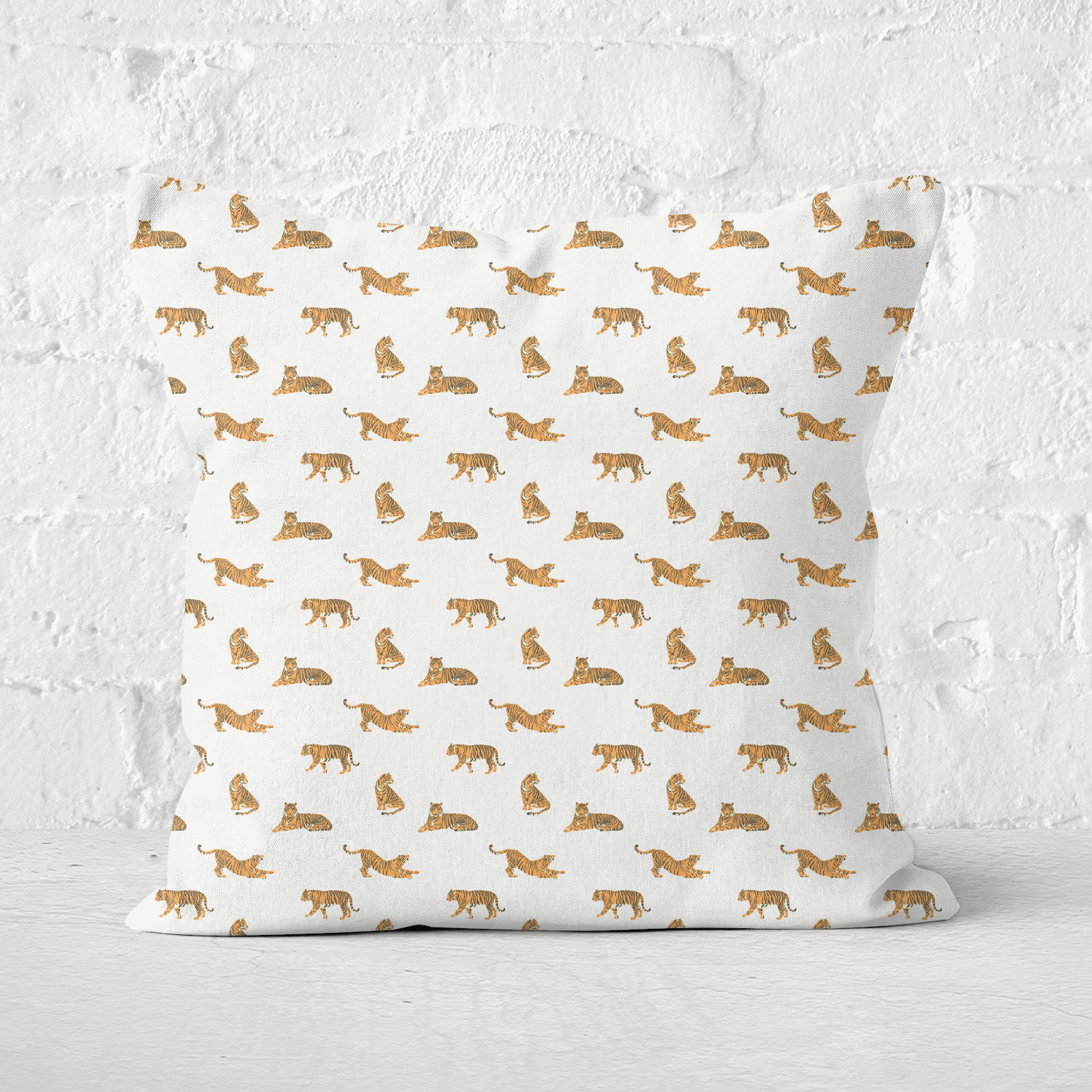 Earth Friendly Cheetahs Square Cushion - 50x50cm - Soft Touch