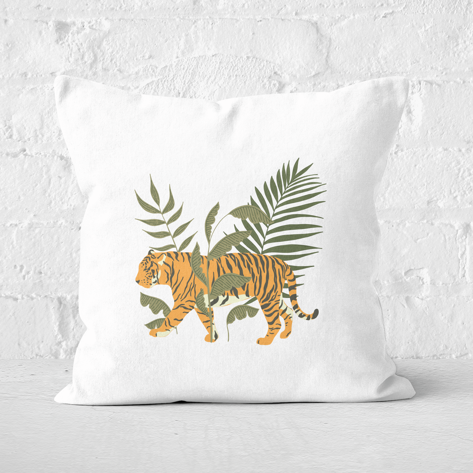 Pressed Flowers Sneaky Sneaky Square Cushion - 60x60cm - Soft Touch