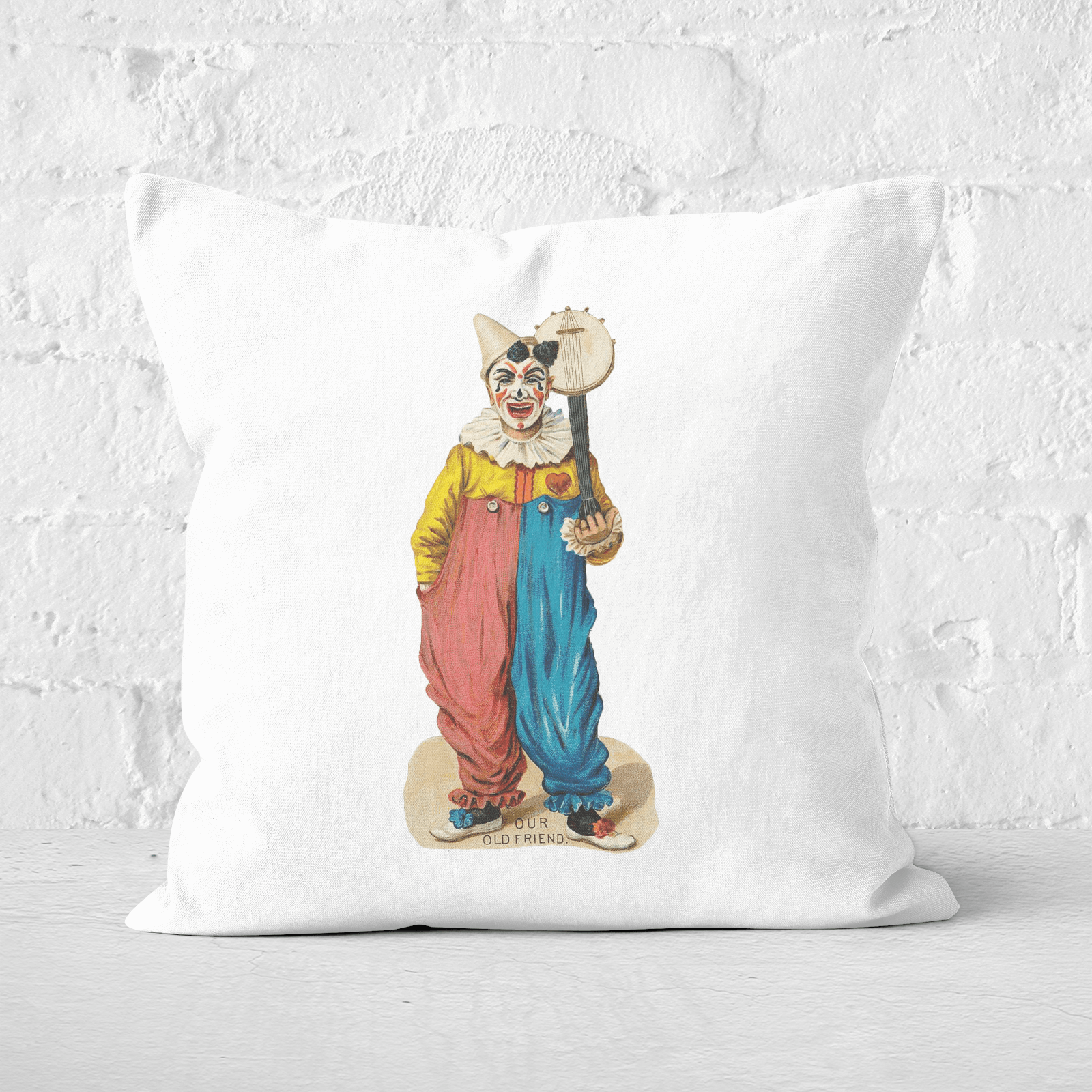 Pressed Flowers Joker Square Cushion - 60x60cm - Soft Touch