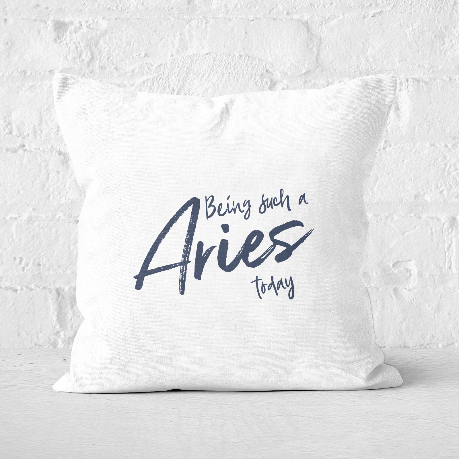 Pressed Flowers Being Such A Aries Today Square Cushion - 60x60cm - Soft Touch