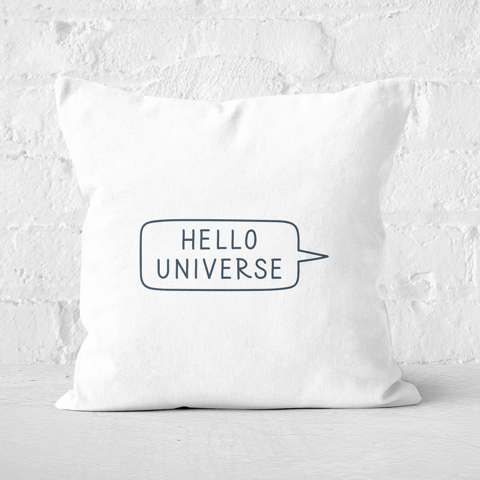 Hello Universe Square Cushion - 60x60cm - Soft Touch