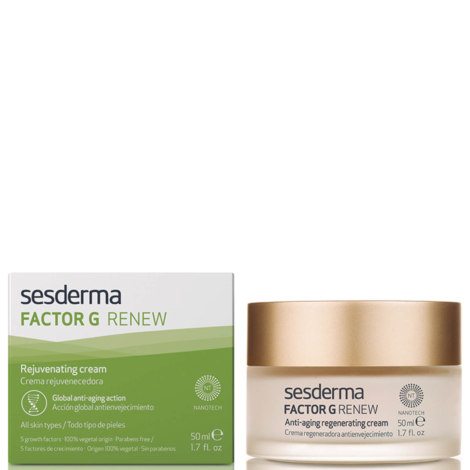 

Sesderma Factor G Renew Anti-Ageing Regenerating Cream 50ml