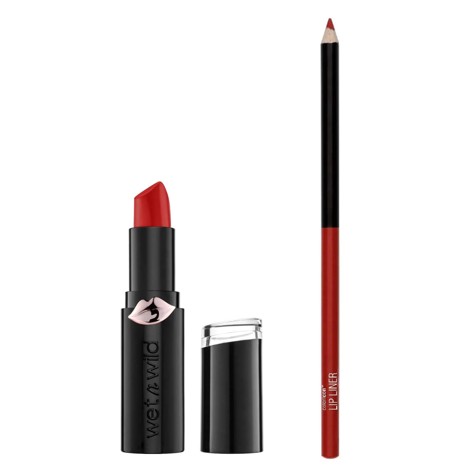 wet n wild Mega Last Matte Lipstick and Color Icon Lip Liner Duo (Various Shades) - Red Velvet