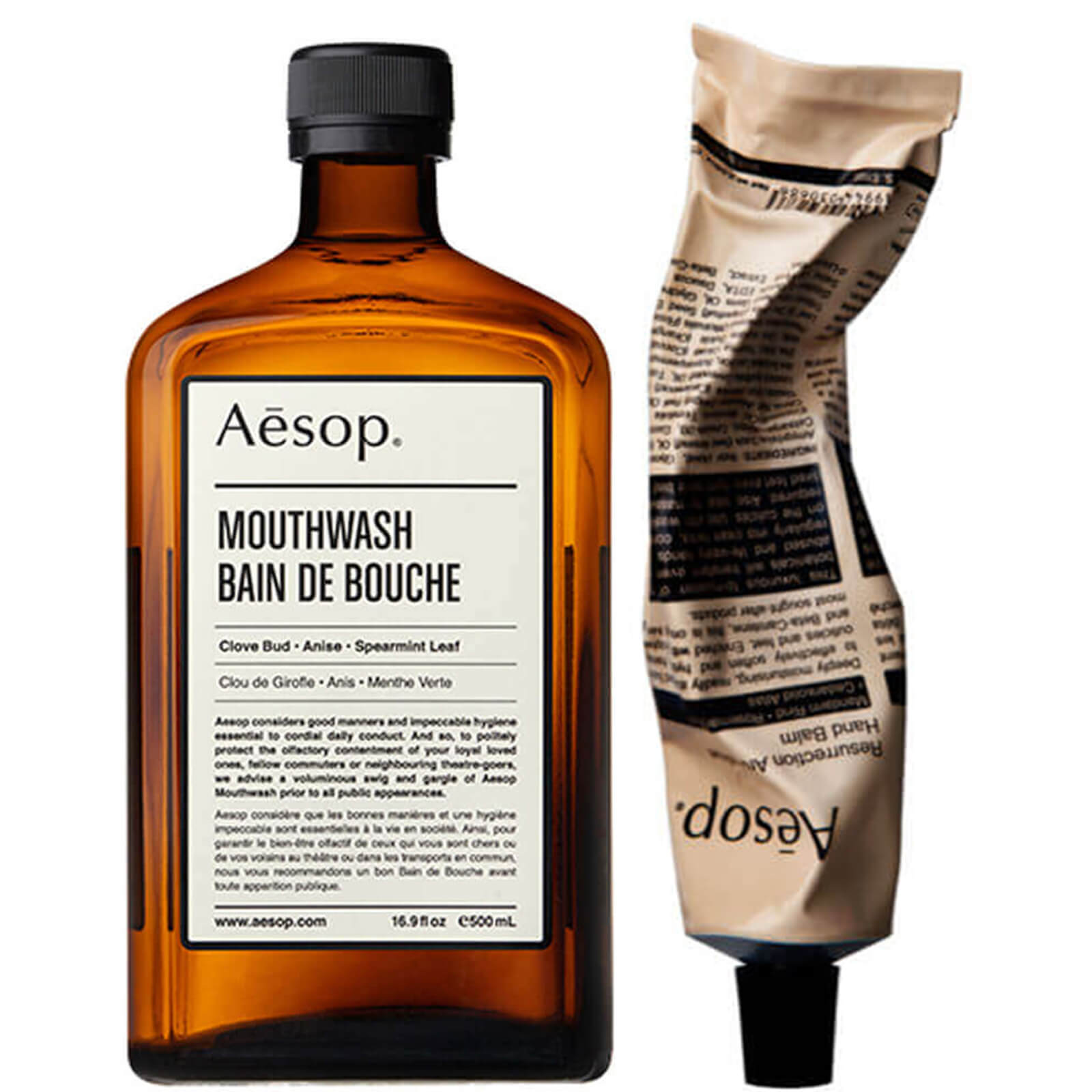 Aesop Hand Balm and Mouthwash Duo (Worth £38.00)