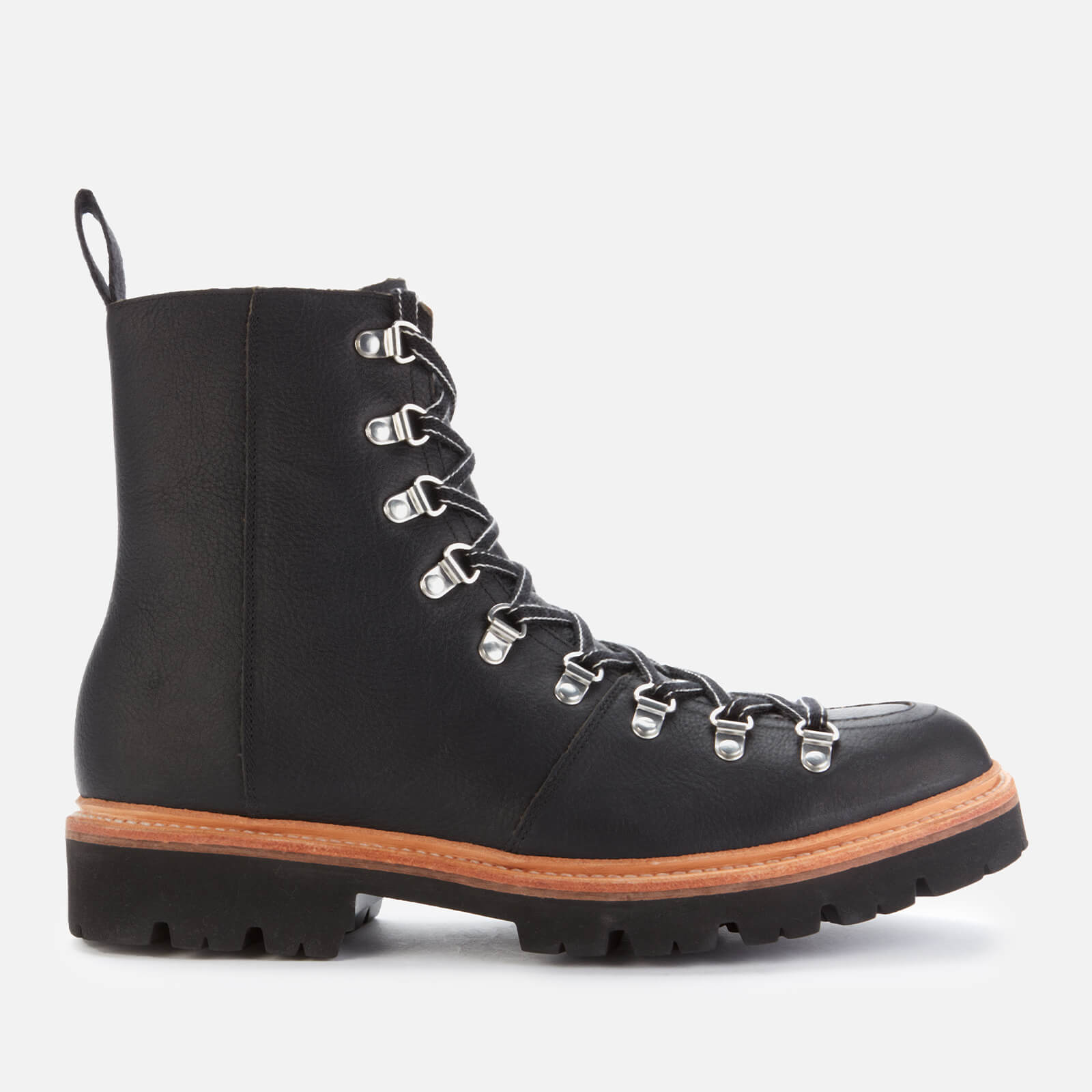 Grenson Men's Brady Leather Hiking Style Boots - Black - UK  10