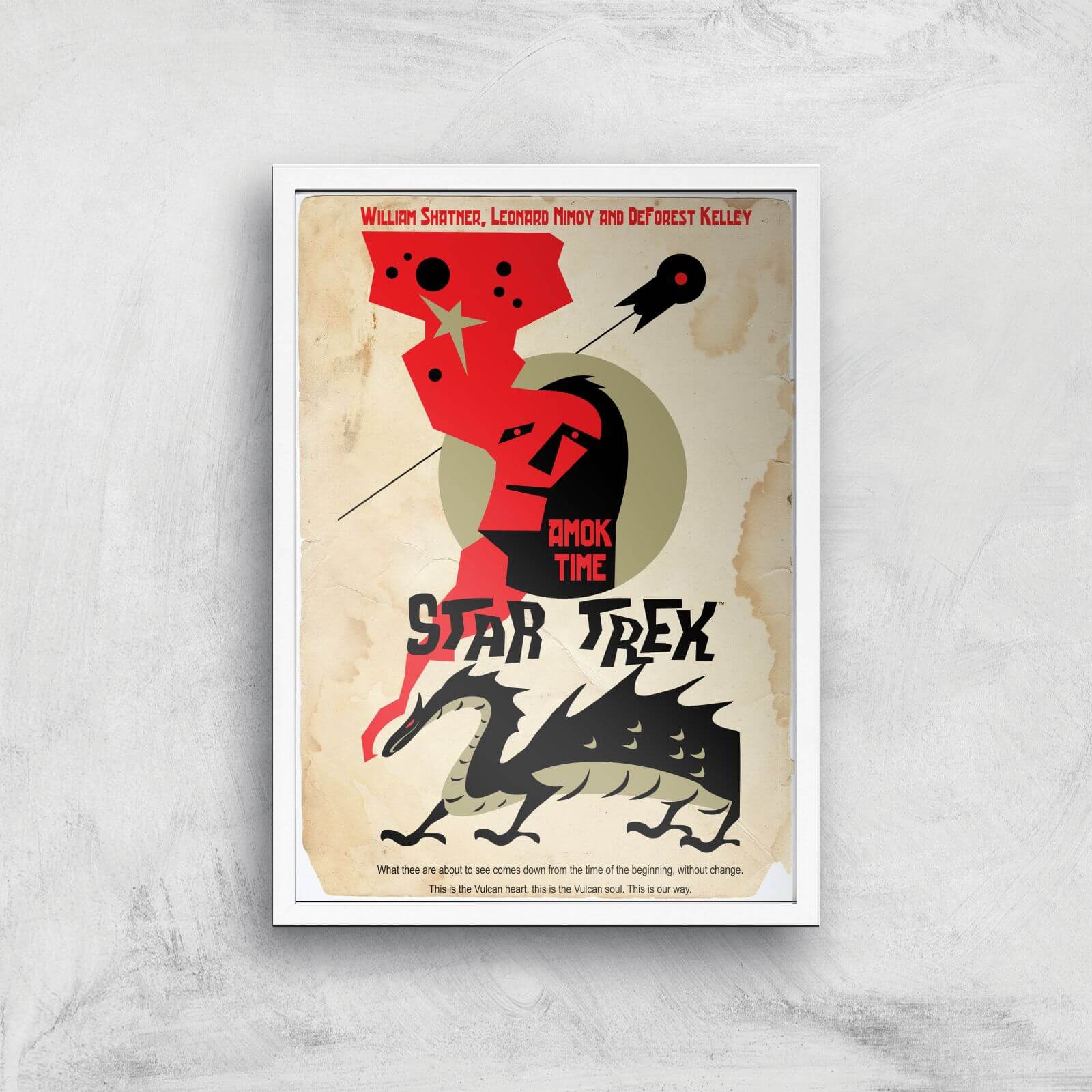 

Amok Time Giclee - A2 - White Frame