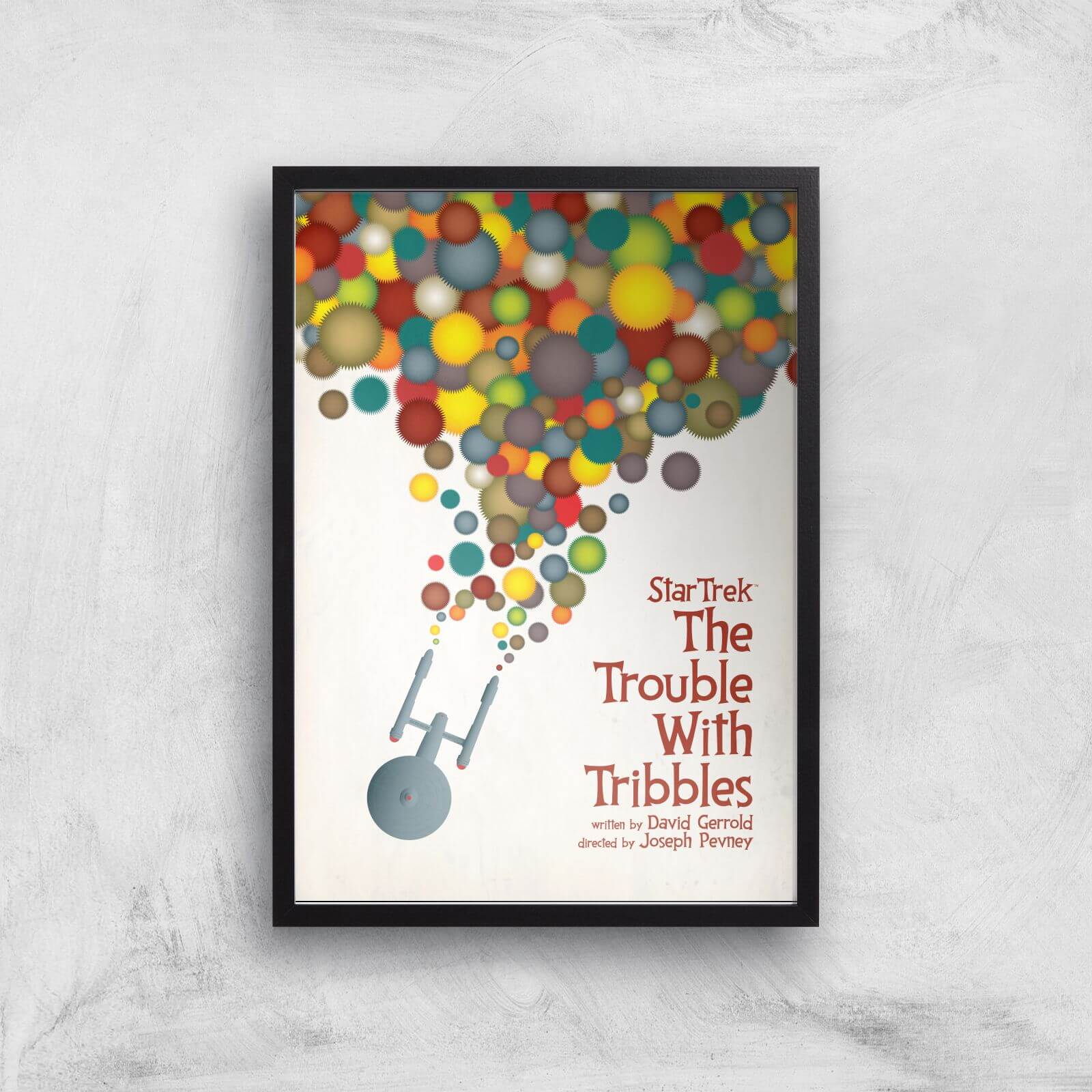 

The Trouble With Tribbles Giclee - A2 - Black Frame