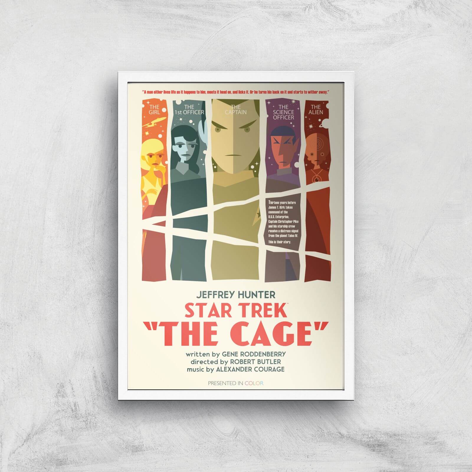 

The Cage Giclee - A4 - White Frame