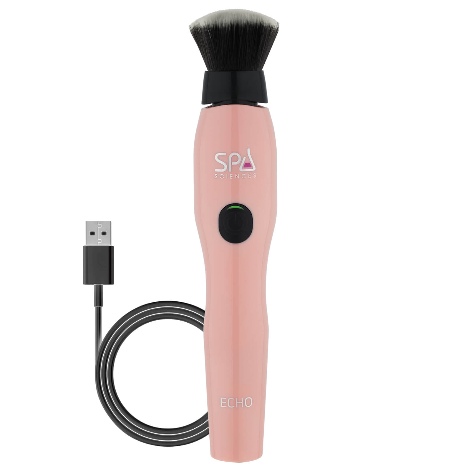 Spa Sciences ECHO Antimicrobial Sonic Makeup Brush (Various Shades) - Pink