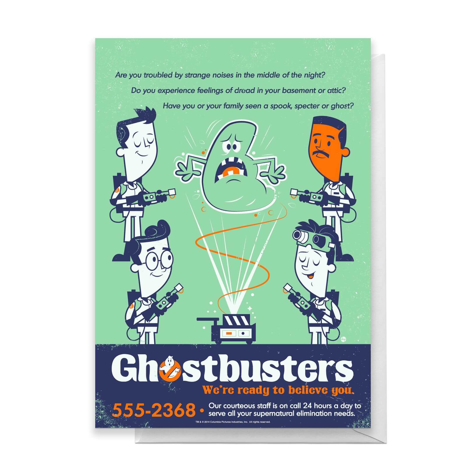 Ghostbusters We Believe You Greetings Card - Standard Card