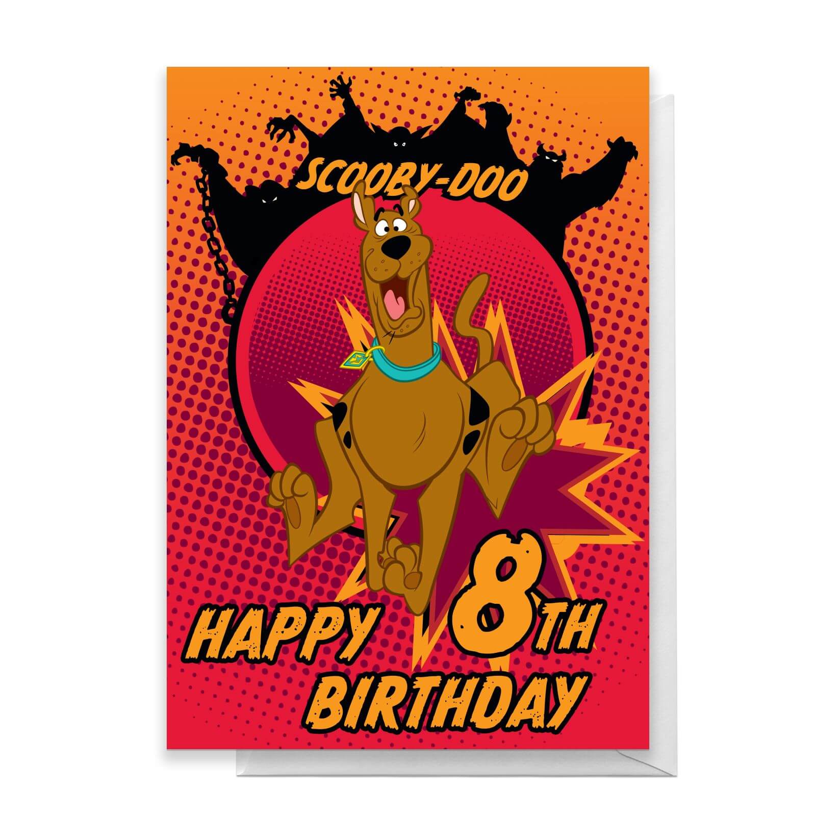 

Scooby Doo 8th Birthday Greetings Card - Standard Card