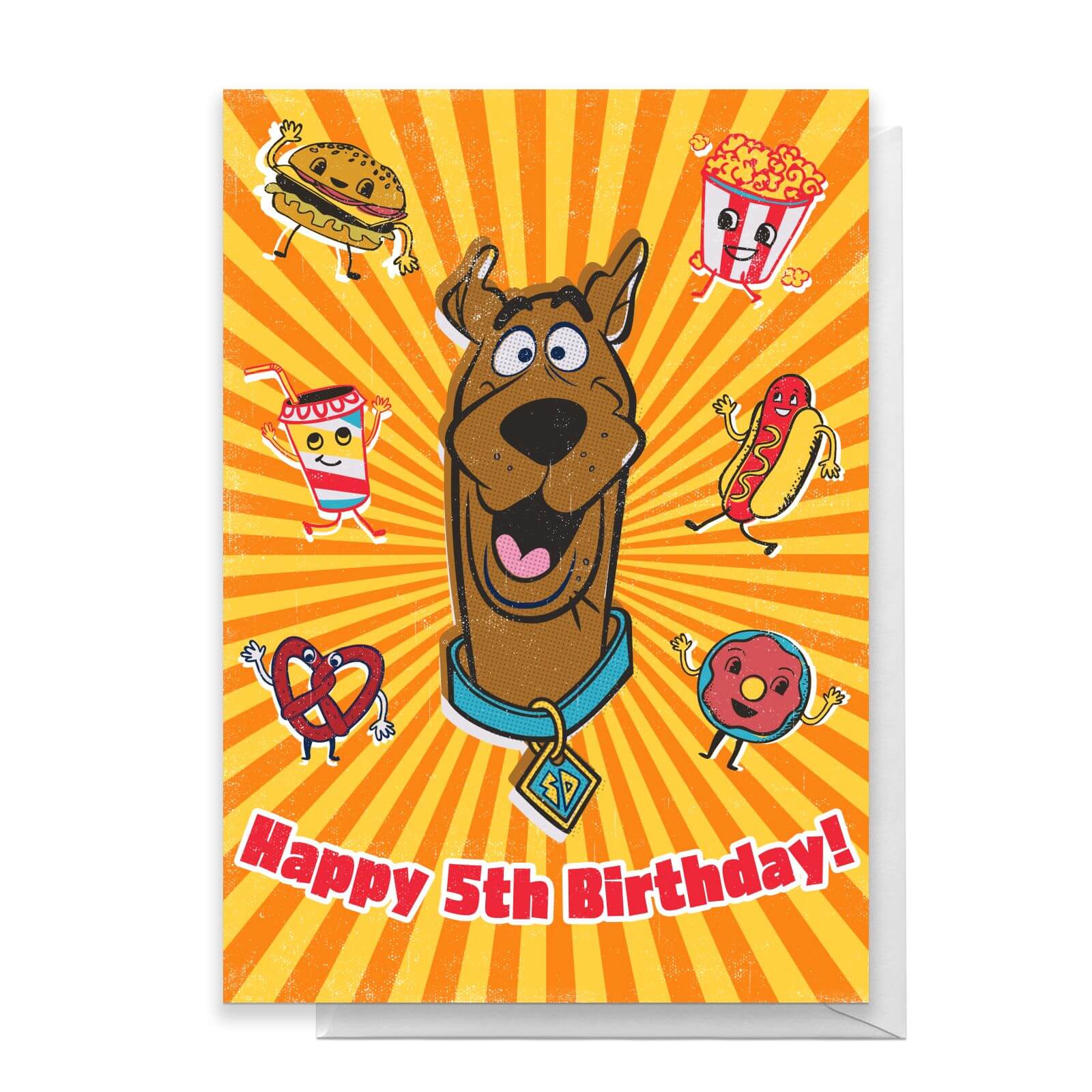 

Scooby Doo 5th Birthday Greetings Card - Standard Card