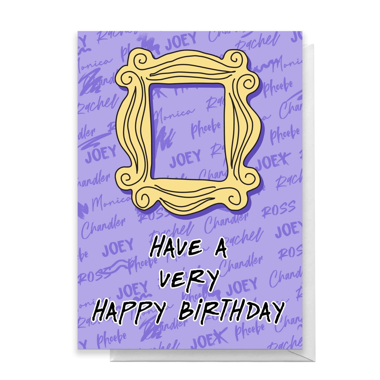 Friends Happy Birthday Greetings Card   Standard Card