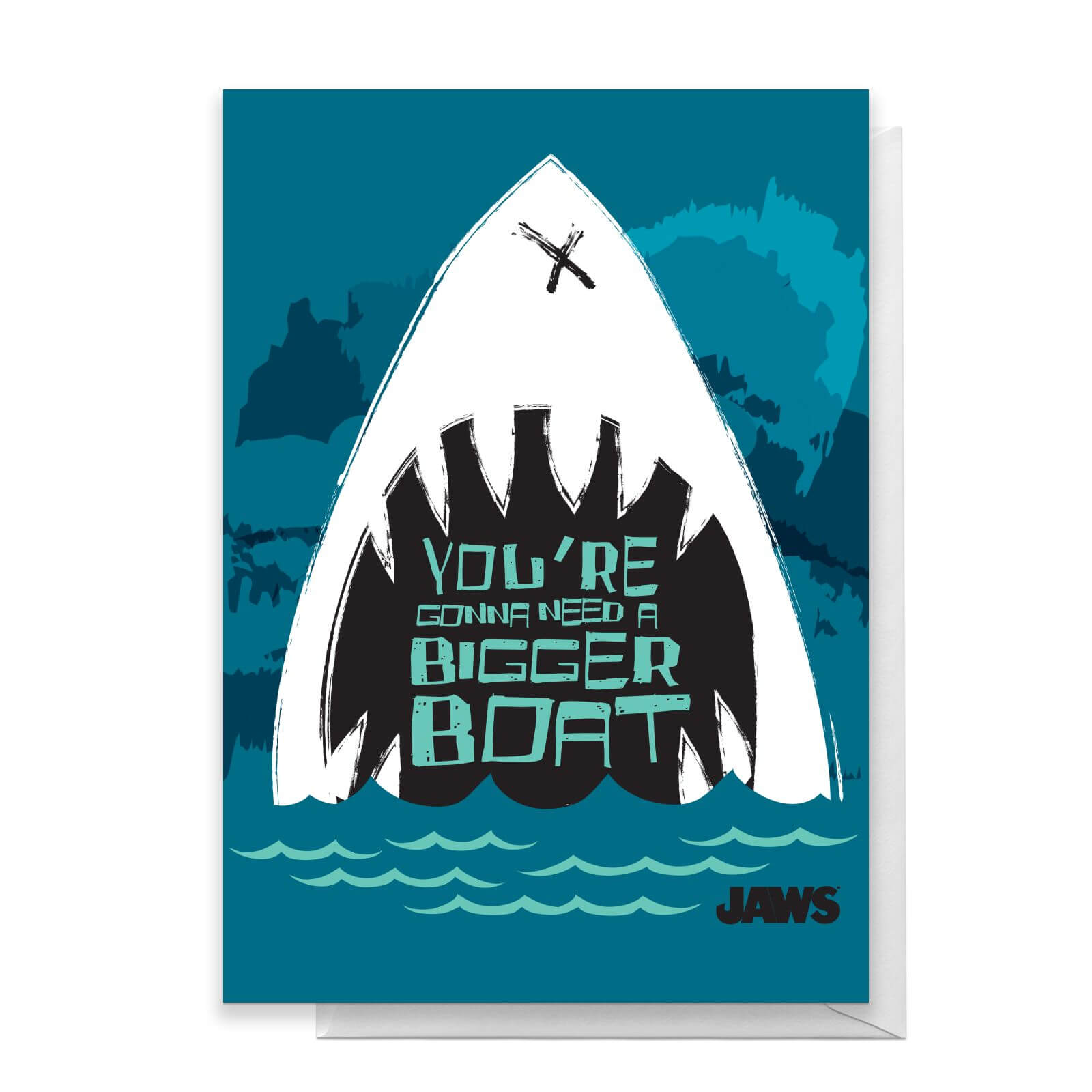 Jaws You're Gonna Need A Bigger Boat Greetings Card - Large Card