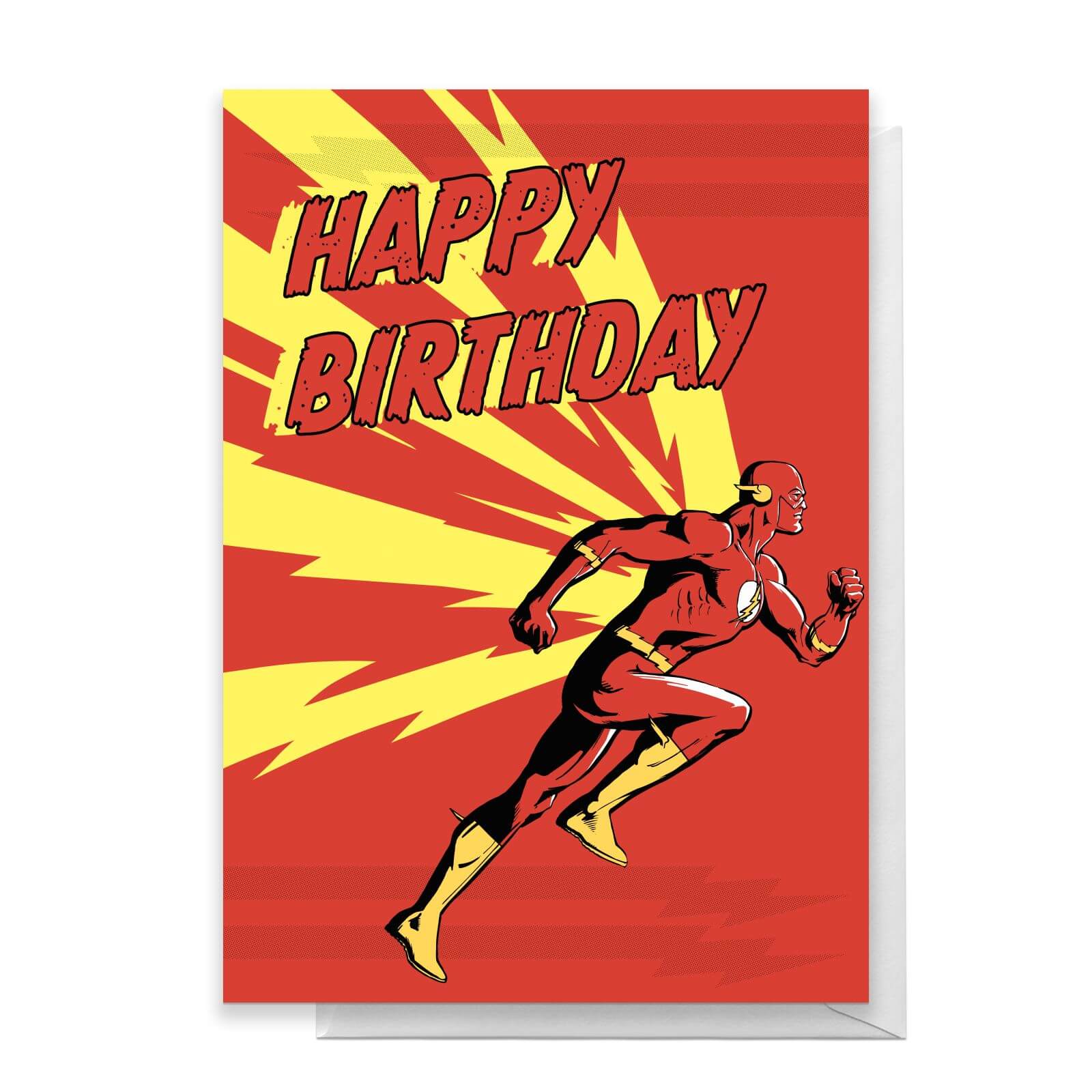 The Flash Happy Birthday Greetings Card - Standard Card