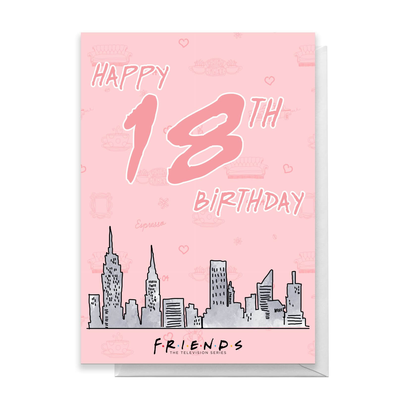 Friends Birthday 18th Greetings Card   Standard Card