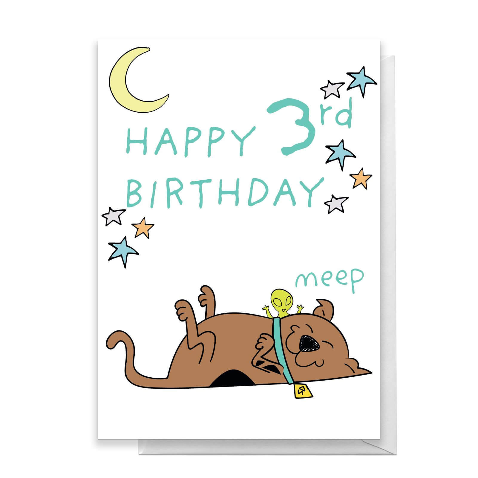 

Scooby Doo 3rd Birthday Greetings Card - Standard Card
