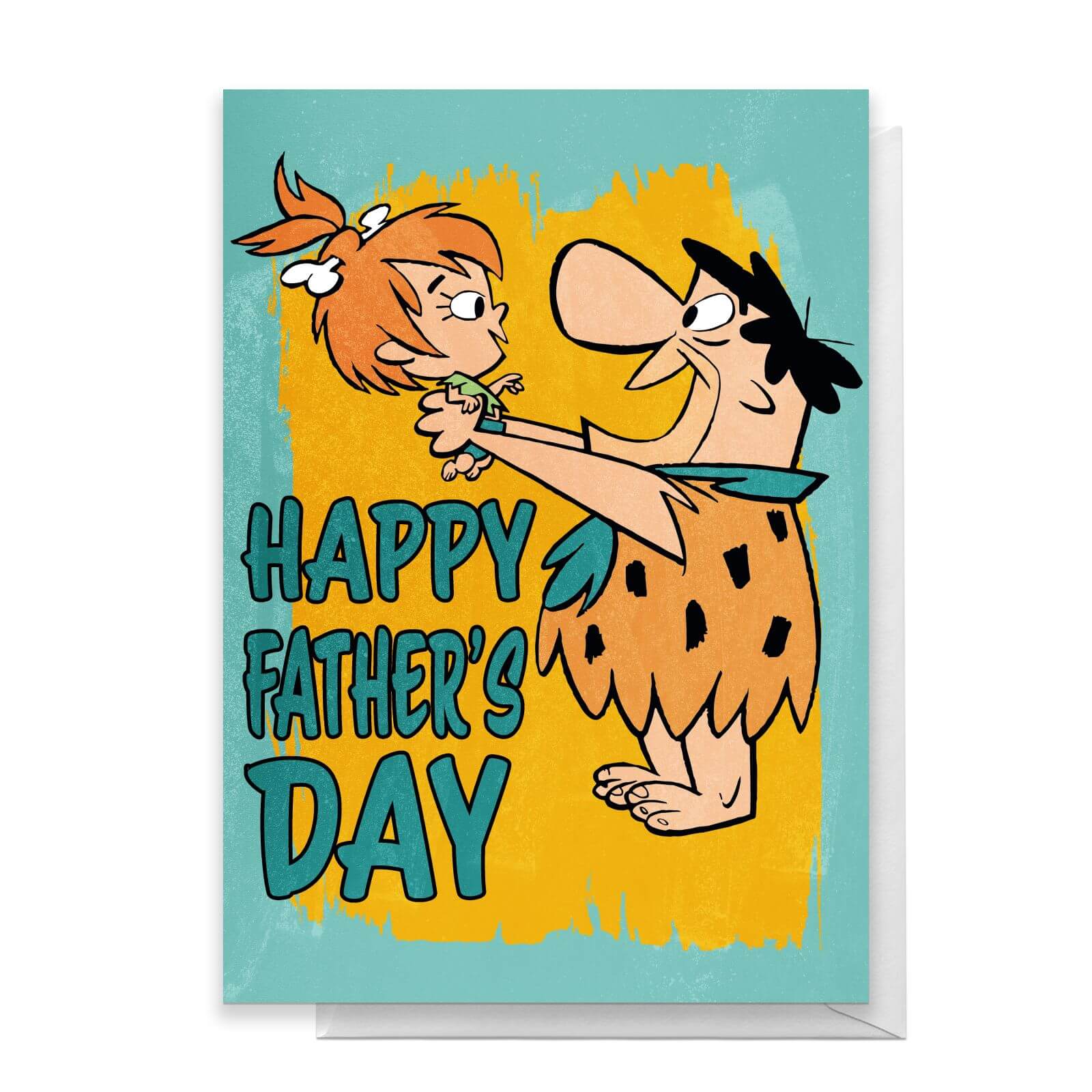 Flintstones Happy Father's Day Greetings Card - Standard Card